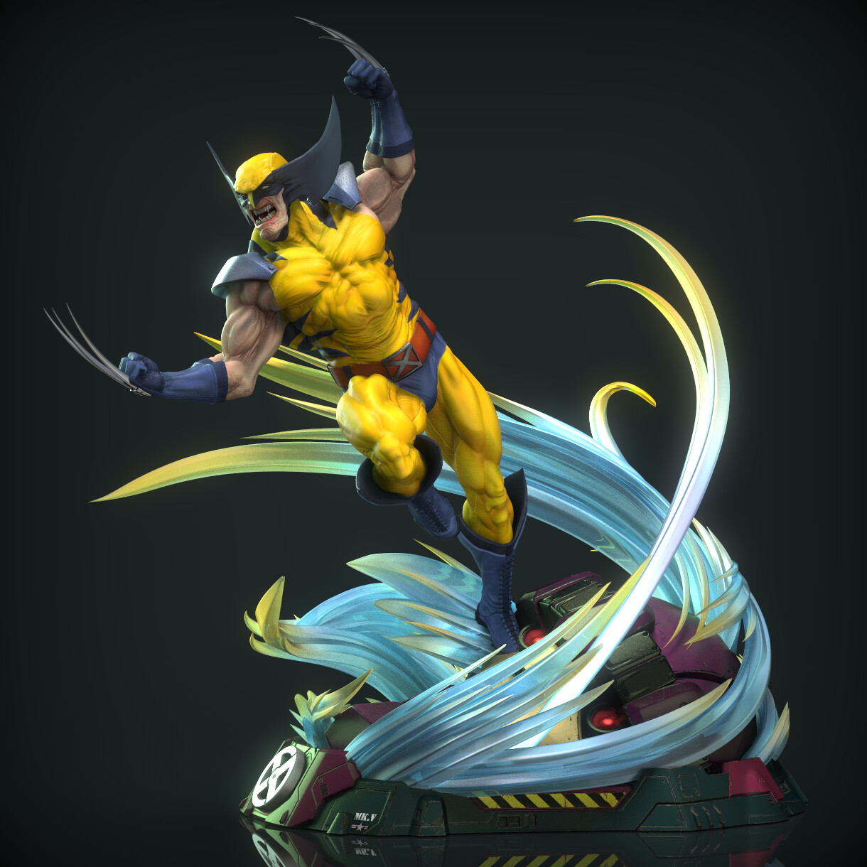 Classic Wolverine statue