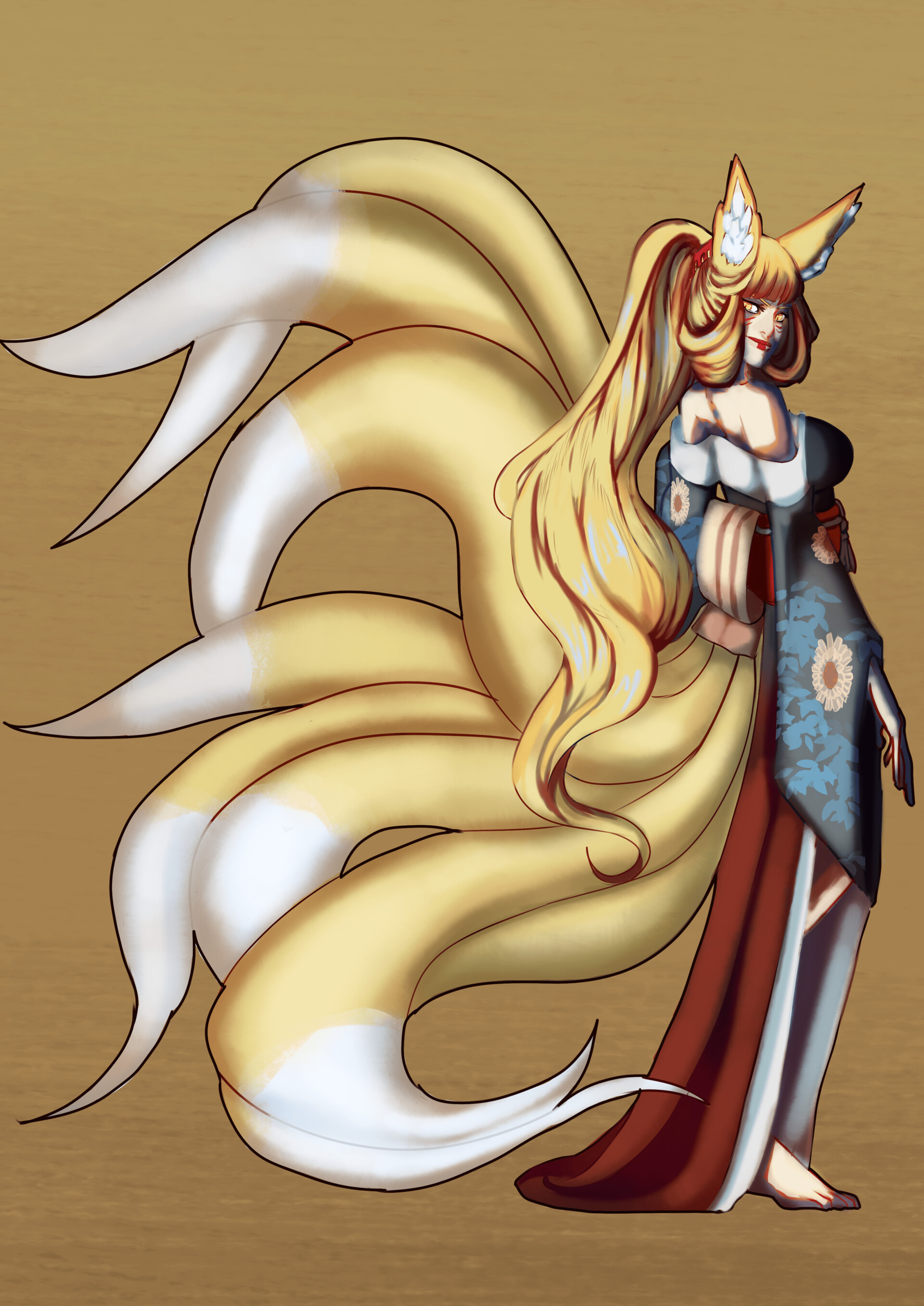 Artstation Lynn The Fox Queen Anne Verhallen