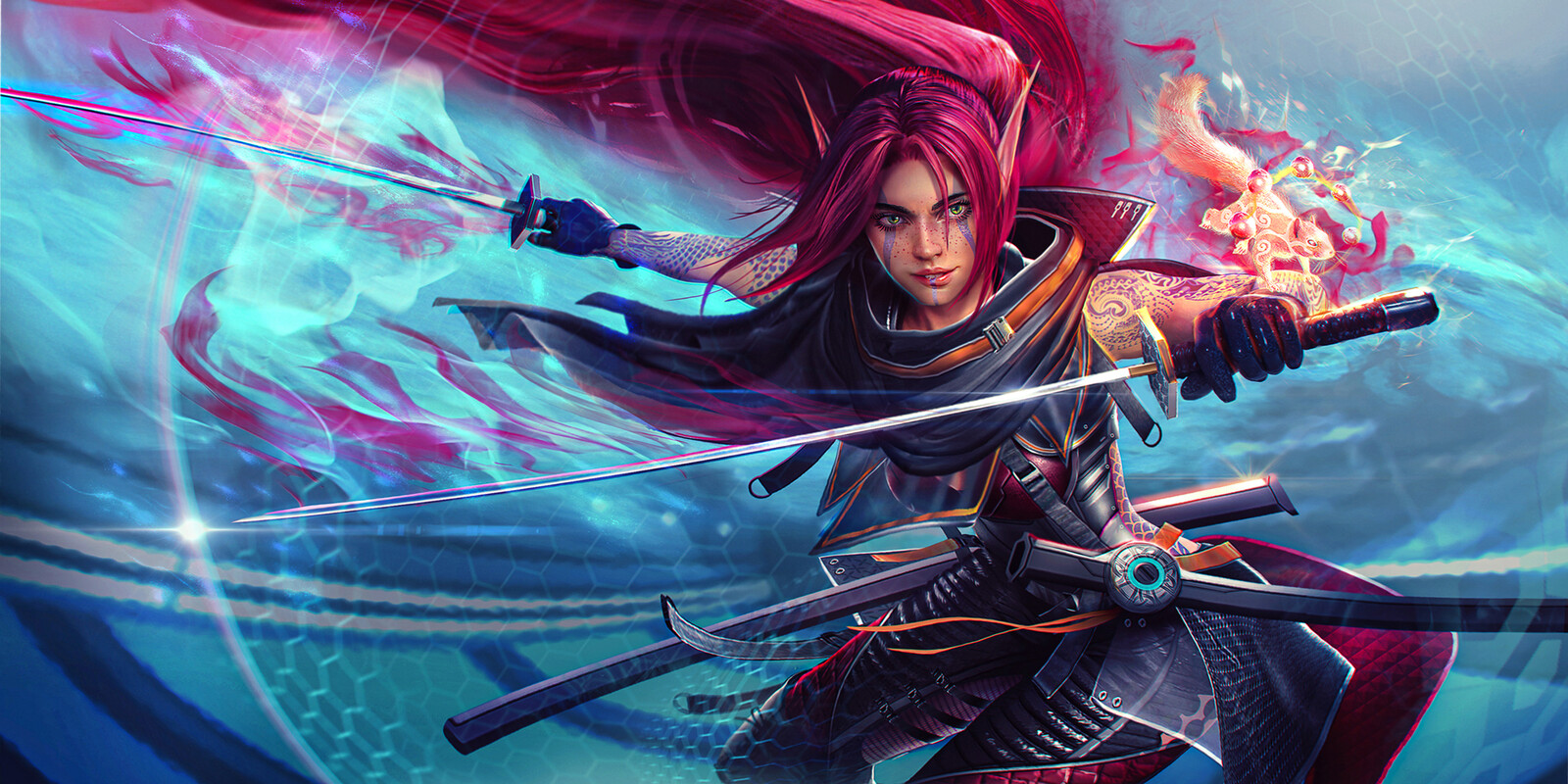 ALLIRA - Shadowrun Splash Art