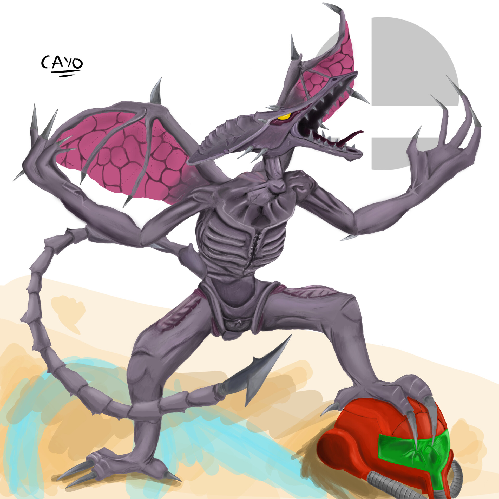 ArtStation Ridley (Super Smash Bros. Ultimate)