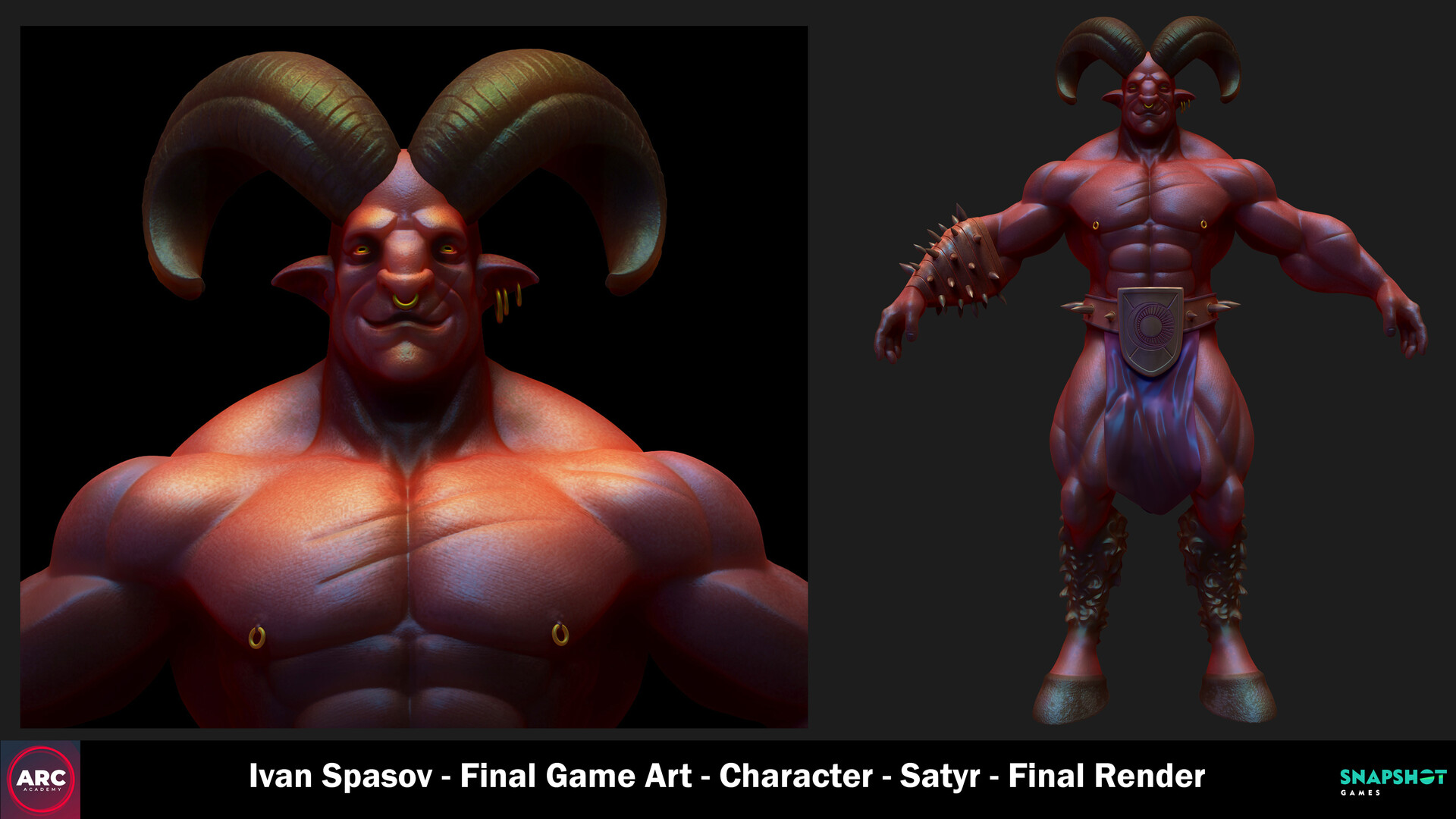 Ivan Spasov Satyr 3d Design Arc Academy Final Project