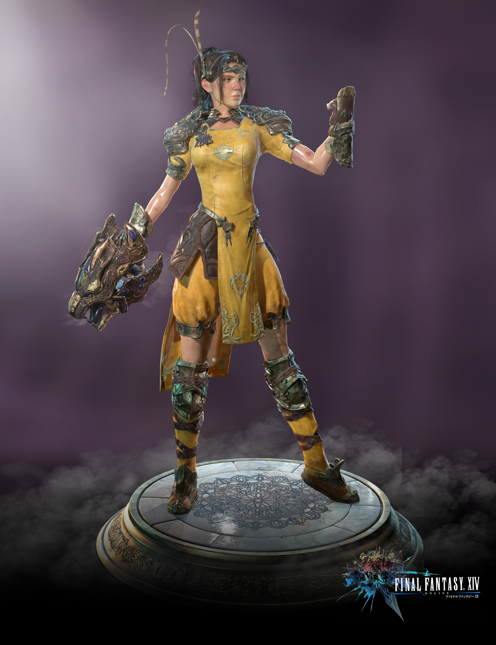 ArtStation - Final Fantasy XIV Monk Class