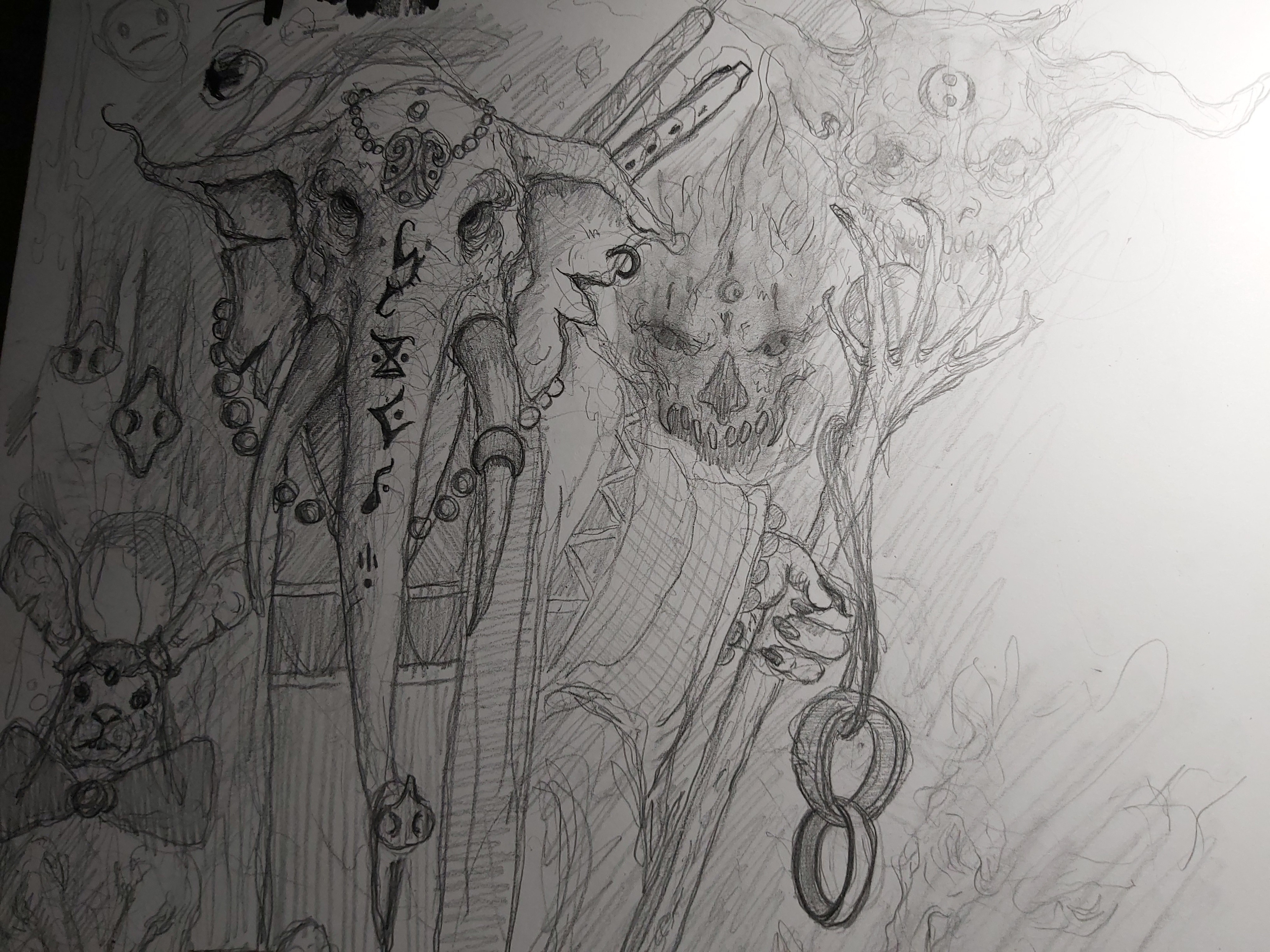 Artstation Elephant Shaman Sketch Maybe For A Painting But I