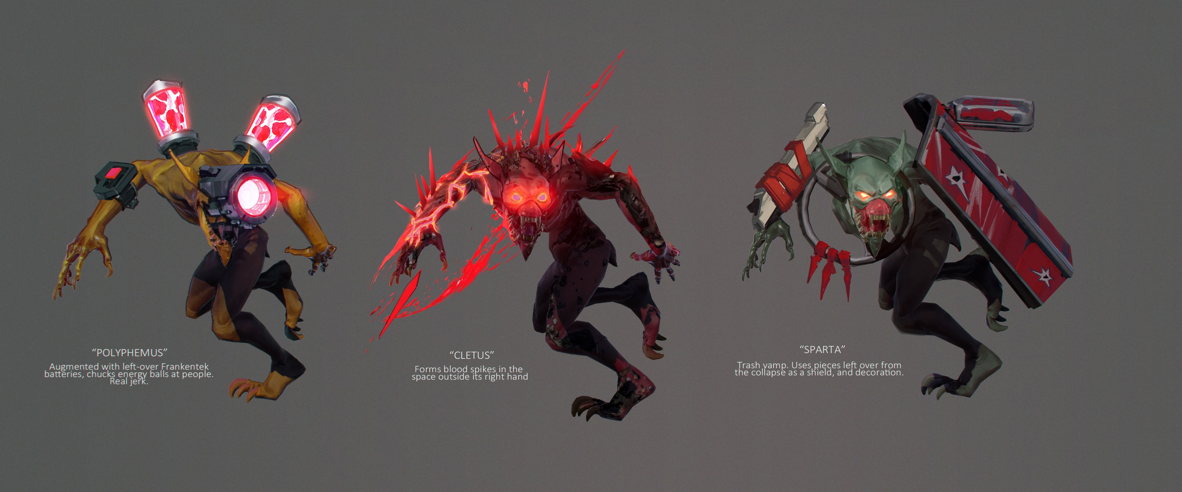 More ranged-class sketches using models and materials we already had in the engine