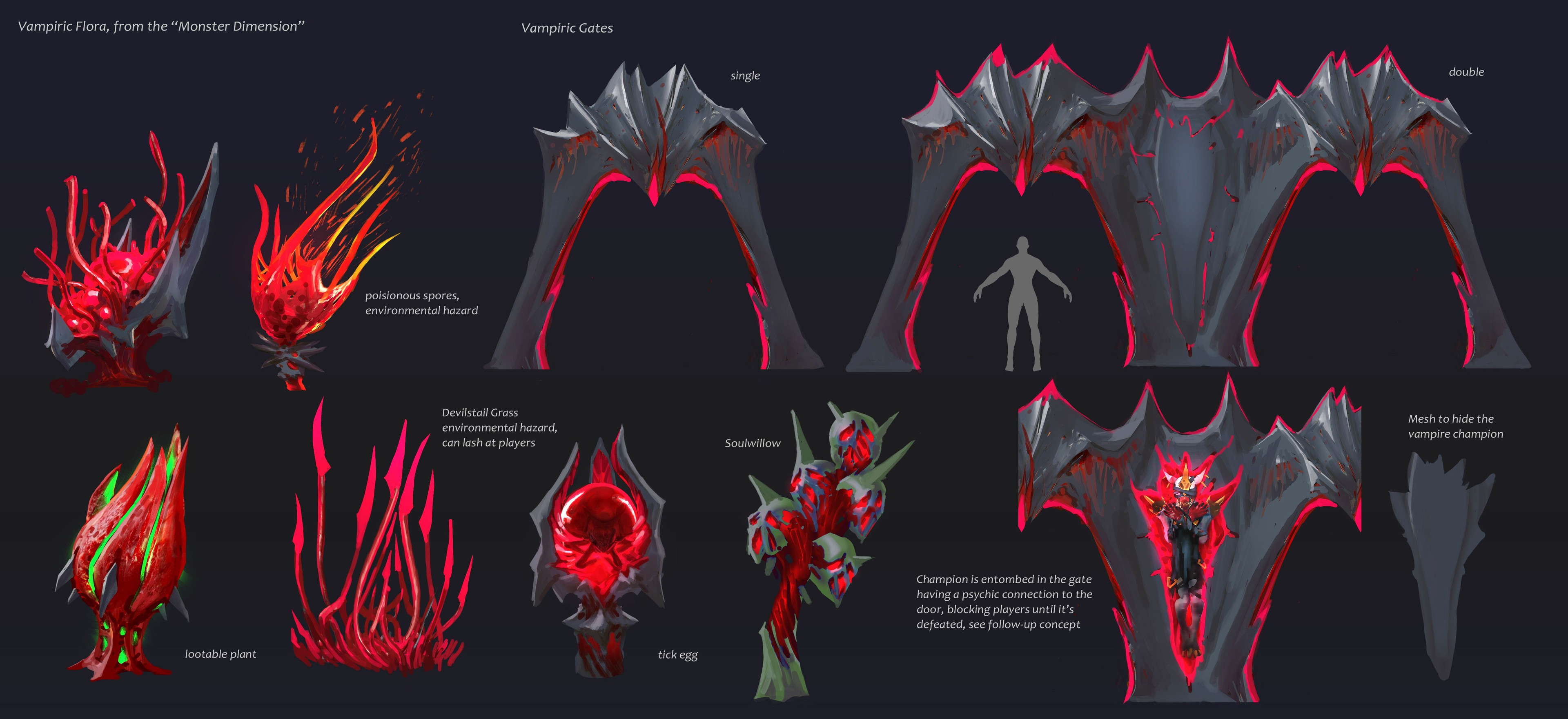 Some vamp plants and doors