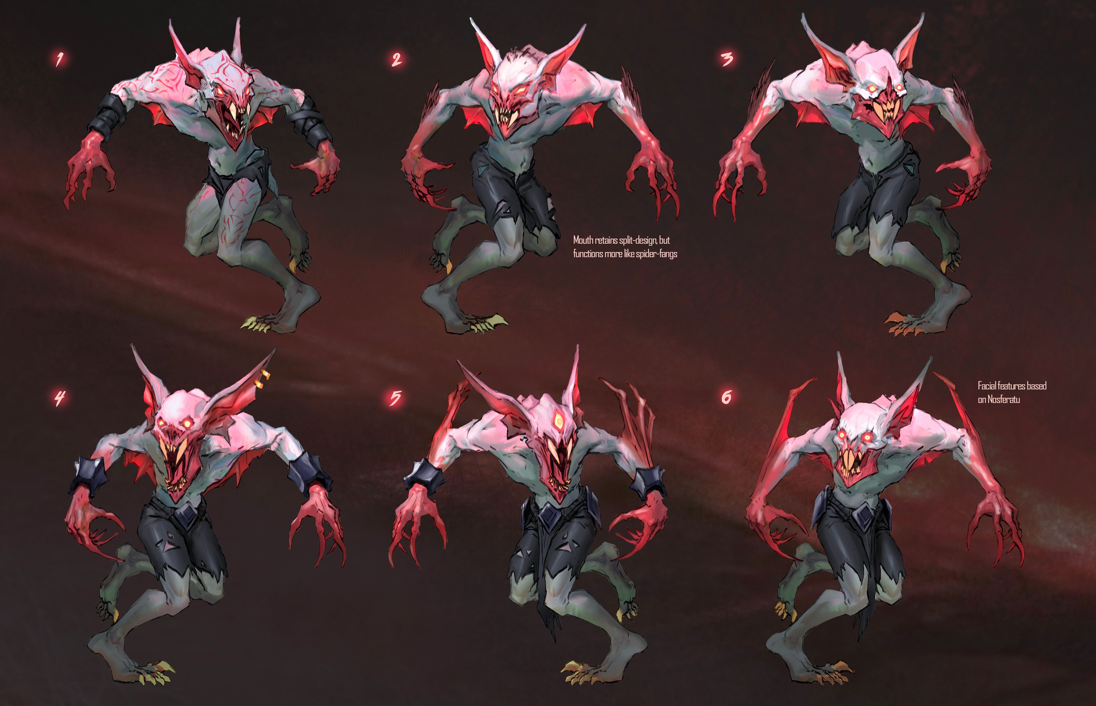 Revisiting the vampire fodder after some concerns from design that it wasn't leaving the intended impression.
