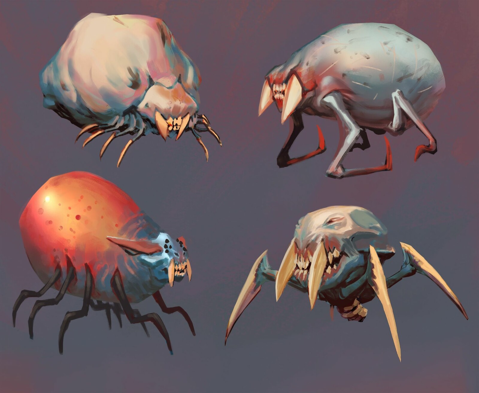 Sketches came from a lunch where we talked about blood-sucking ticks vampires