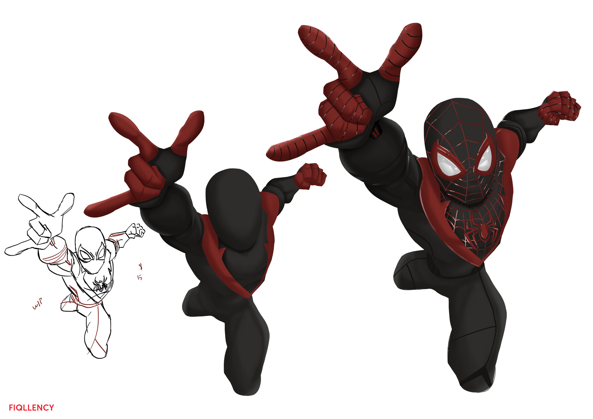Featured image of post Spider Man Drawing Miles Morales : I was bitten by a radioactive spider.