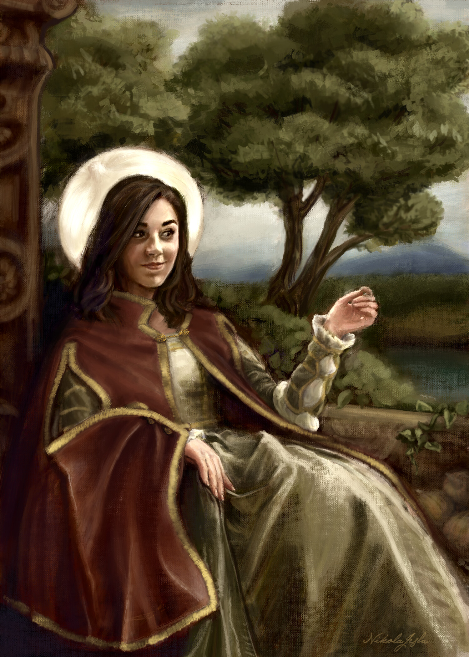 Artstation Amy Our Lady Of Onions Nikola Jesla