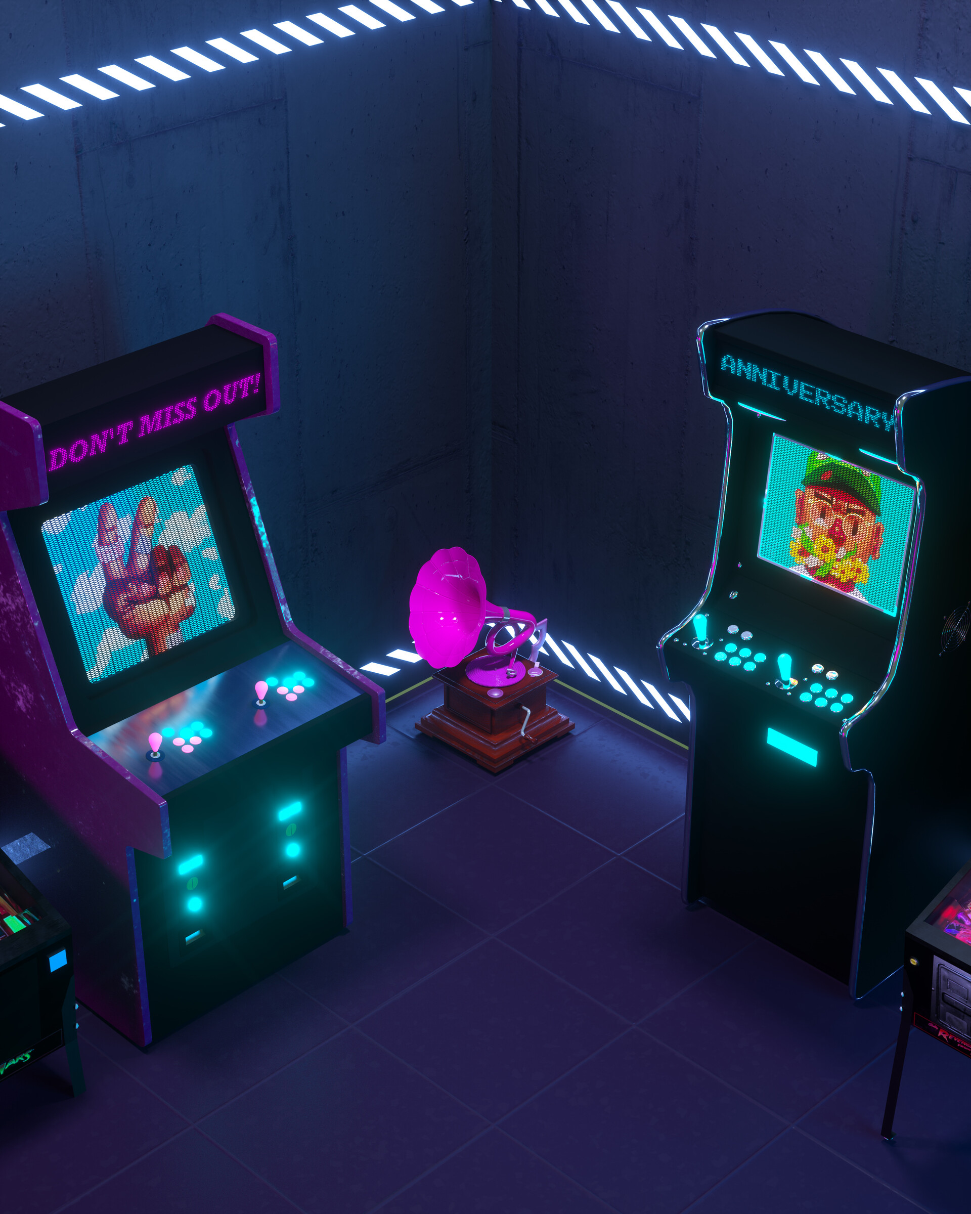 Francesco Sesto Animated Arcade Looping Flyer