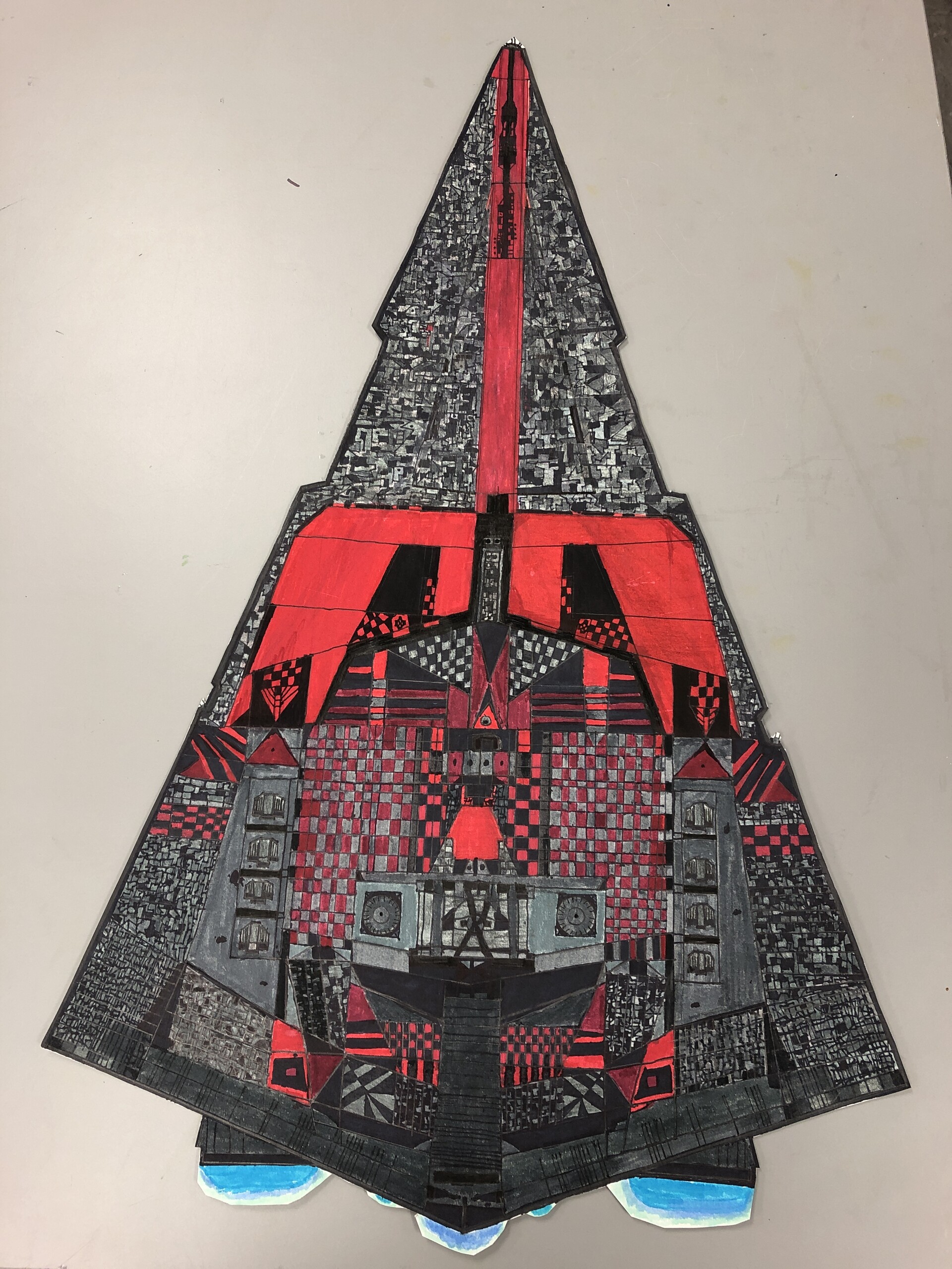 Imperial star destroyer online drawing