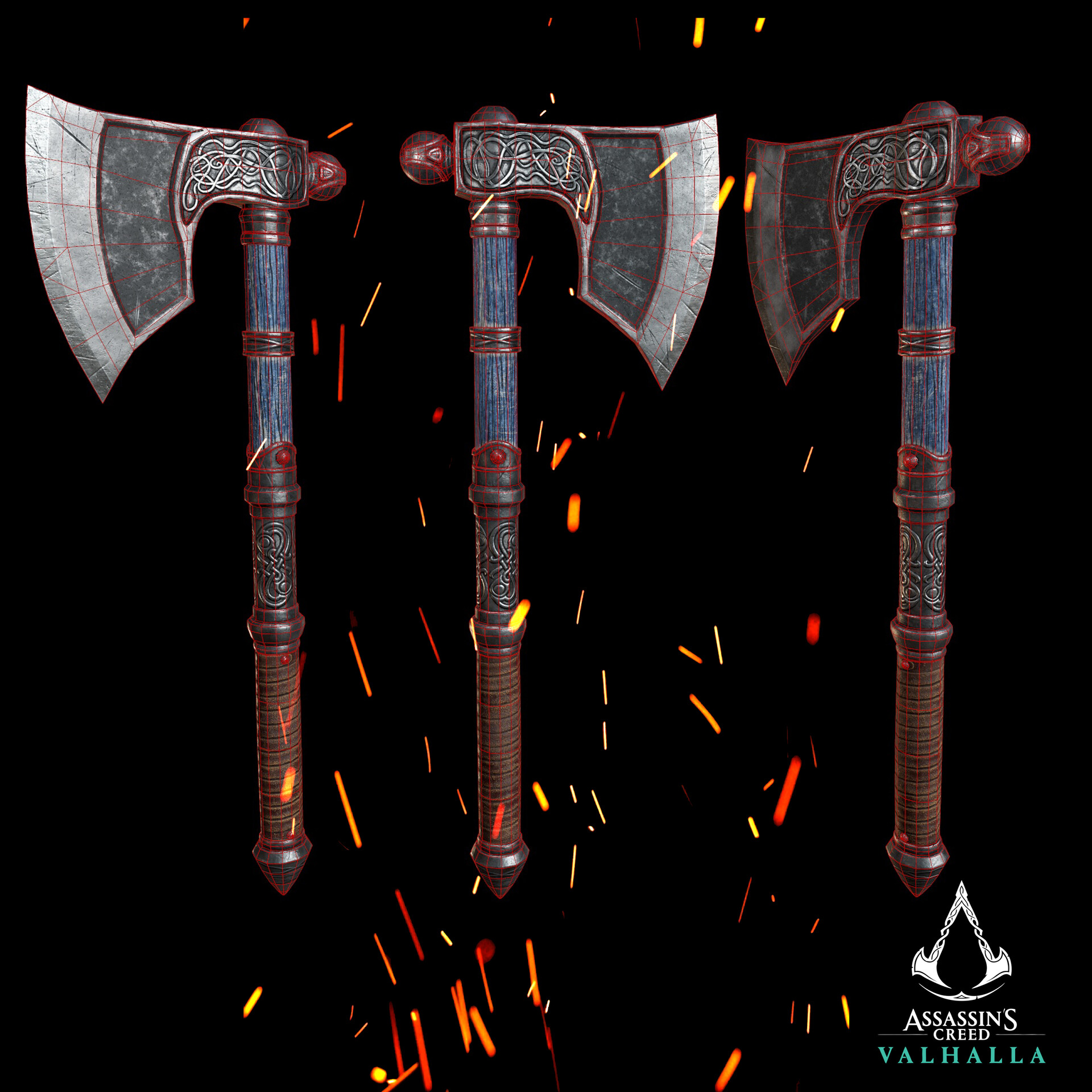 Pratik Jadhav Assassins Creed Valhalla Fan Art Axe 9292