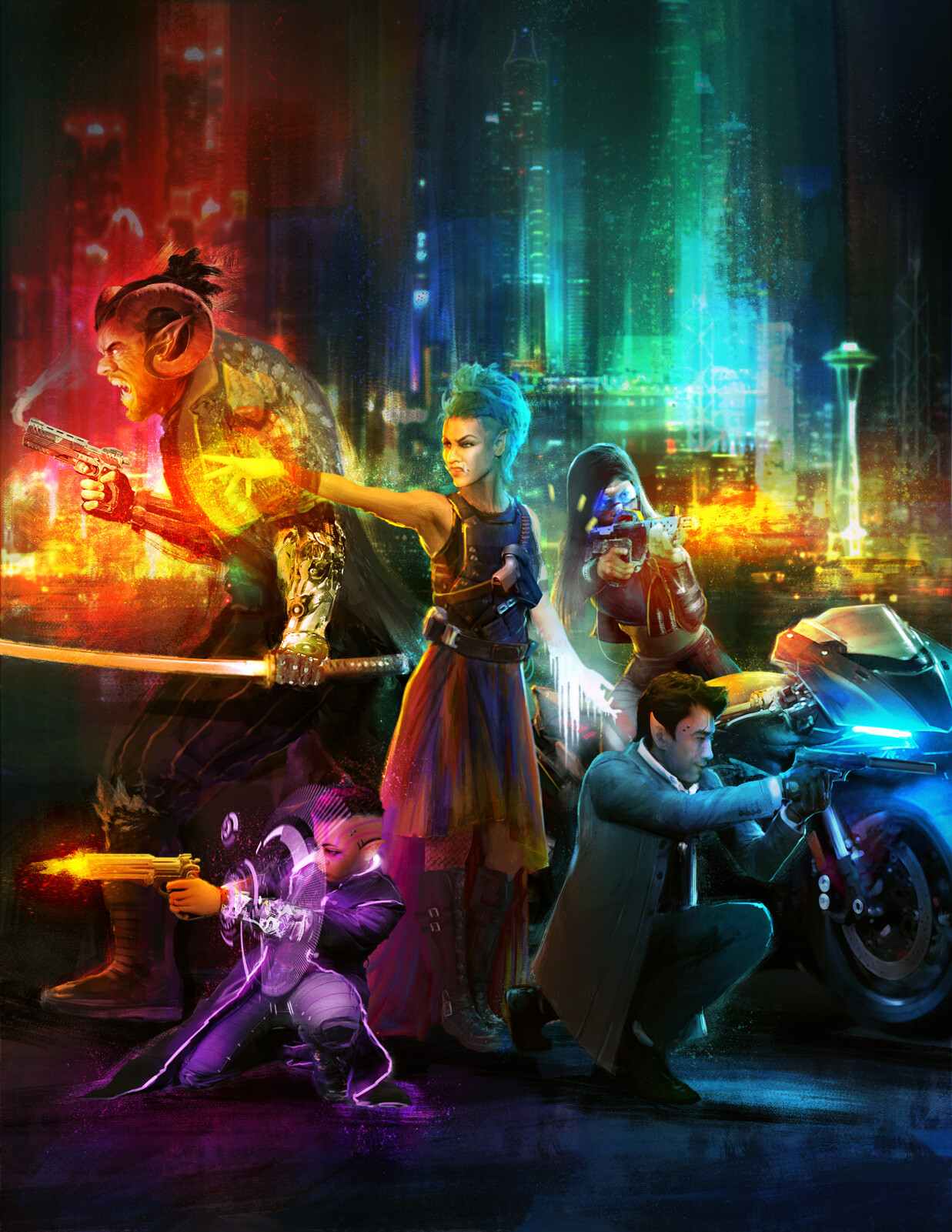 ArtStation Shadowrun The Frame Job