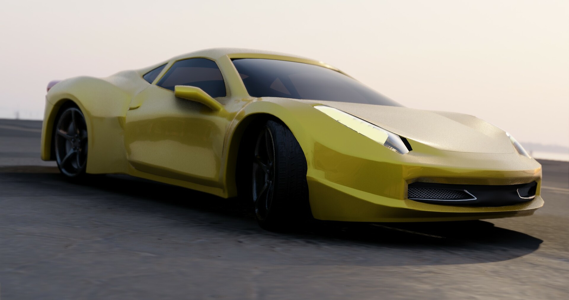 Artstation Ferrari 458 3d Model Barbara Messina