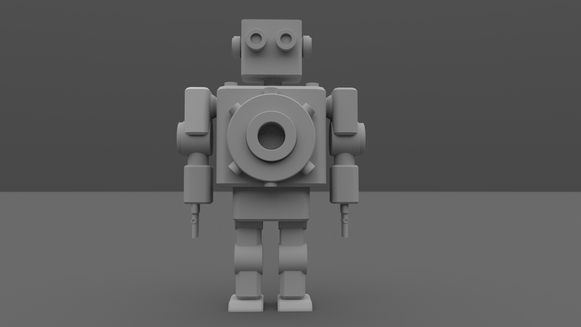 simple robot 3d