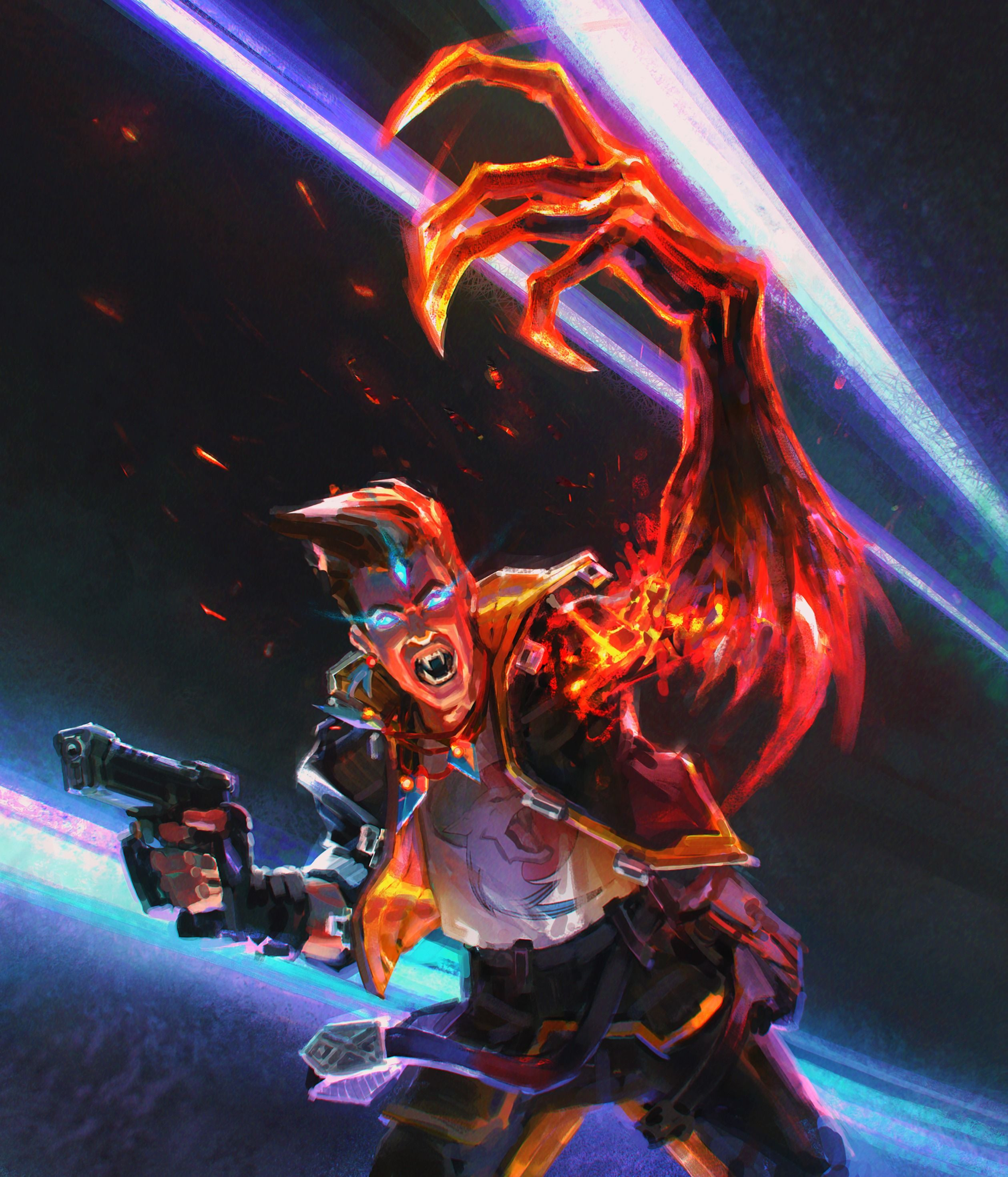 Player using monster abilities