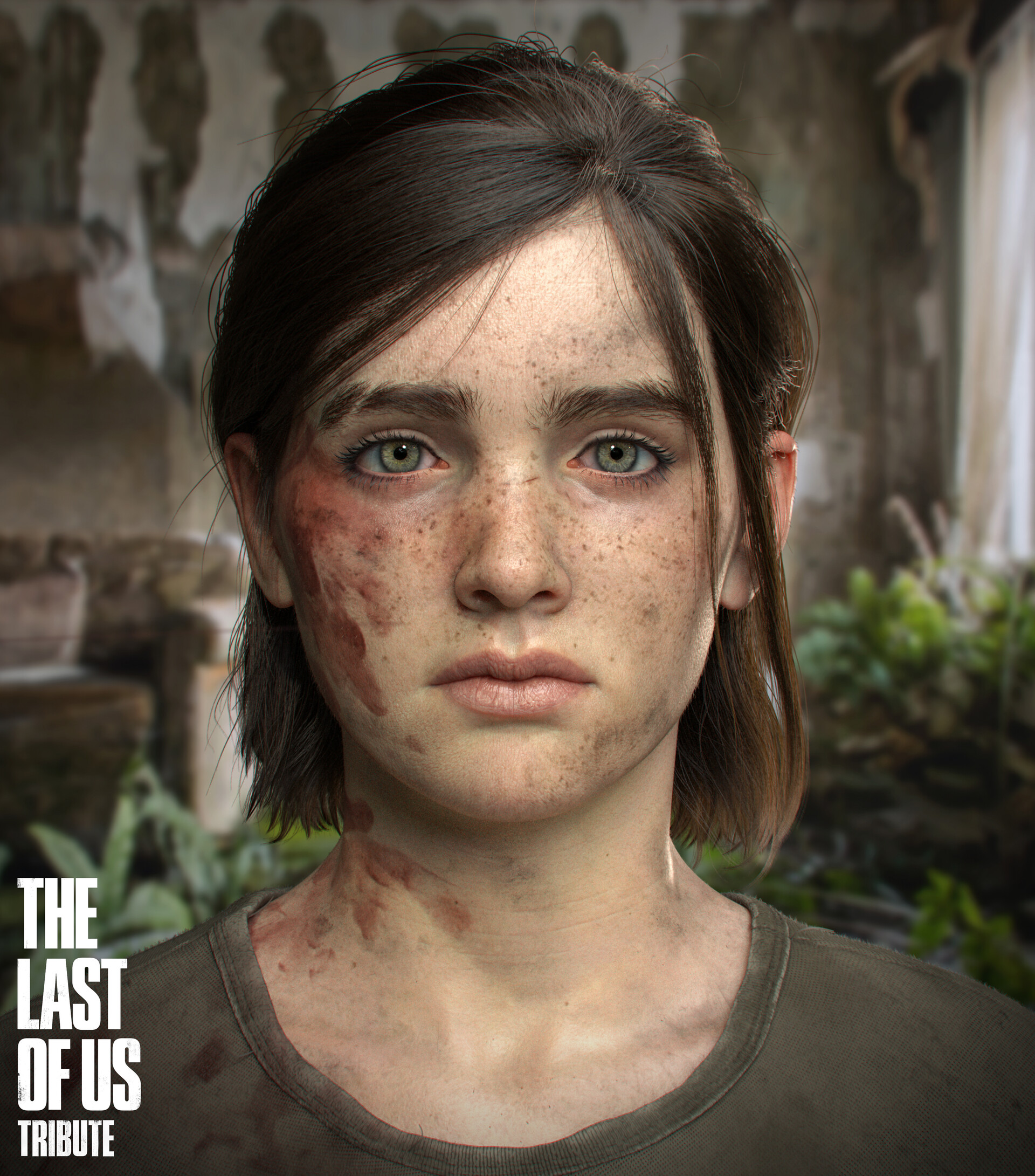ArtStation - Ellie  The Last of Us Part II Tribute