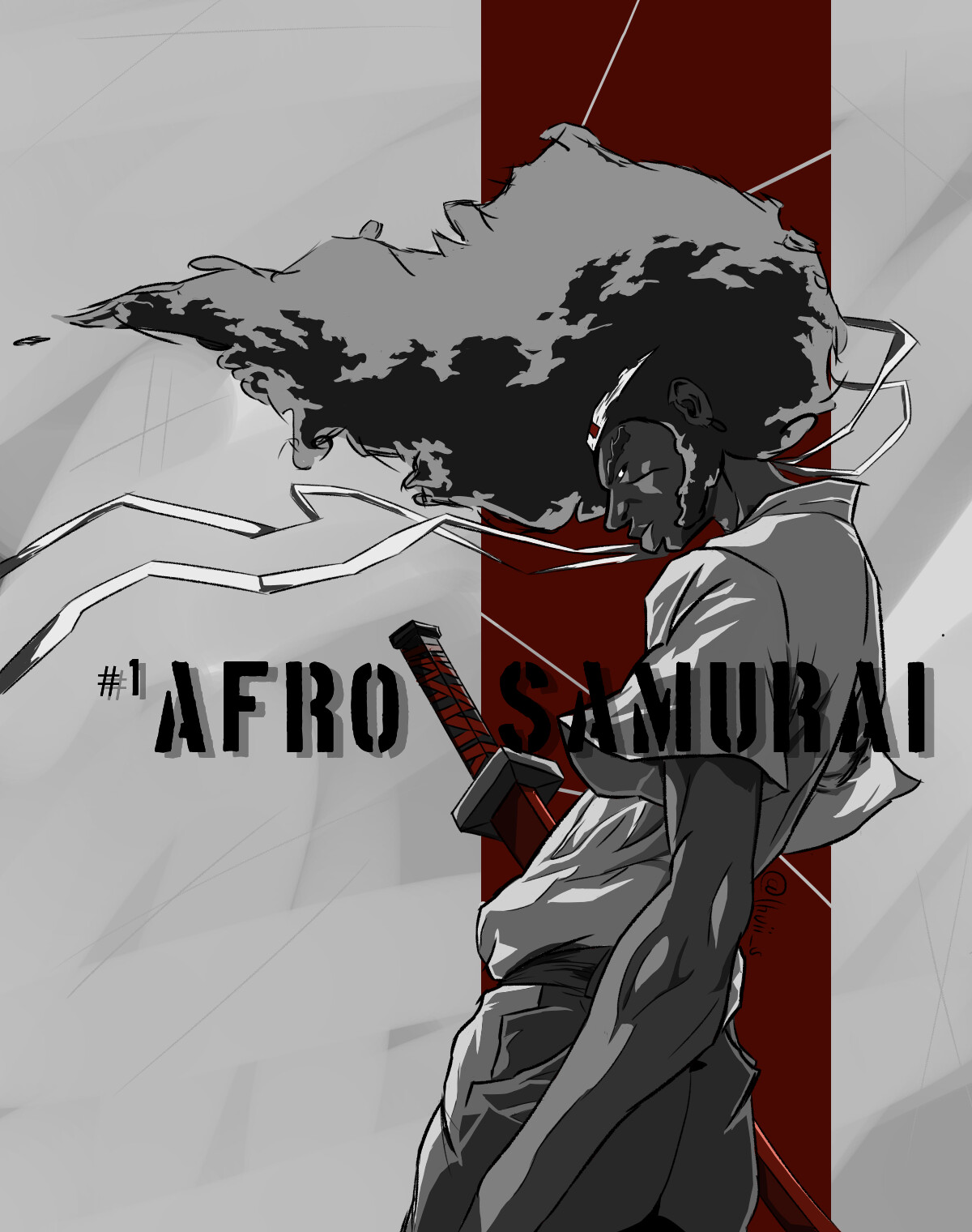 ArtStation - Afro Samurai color