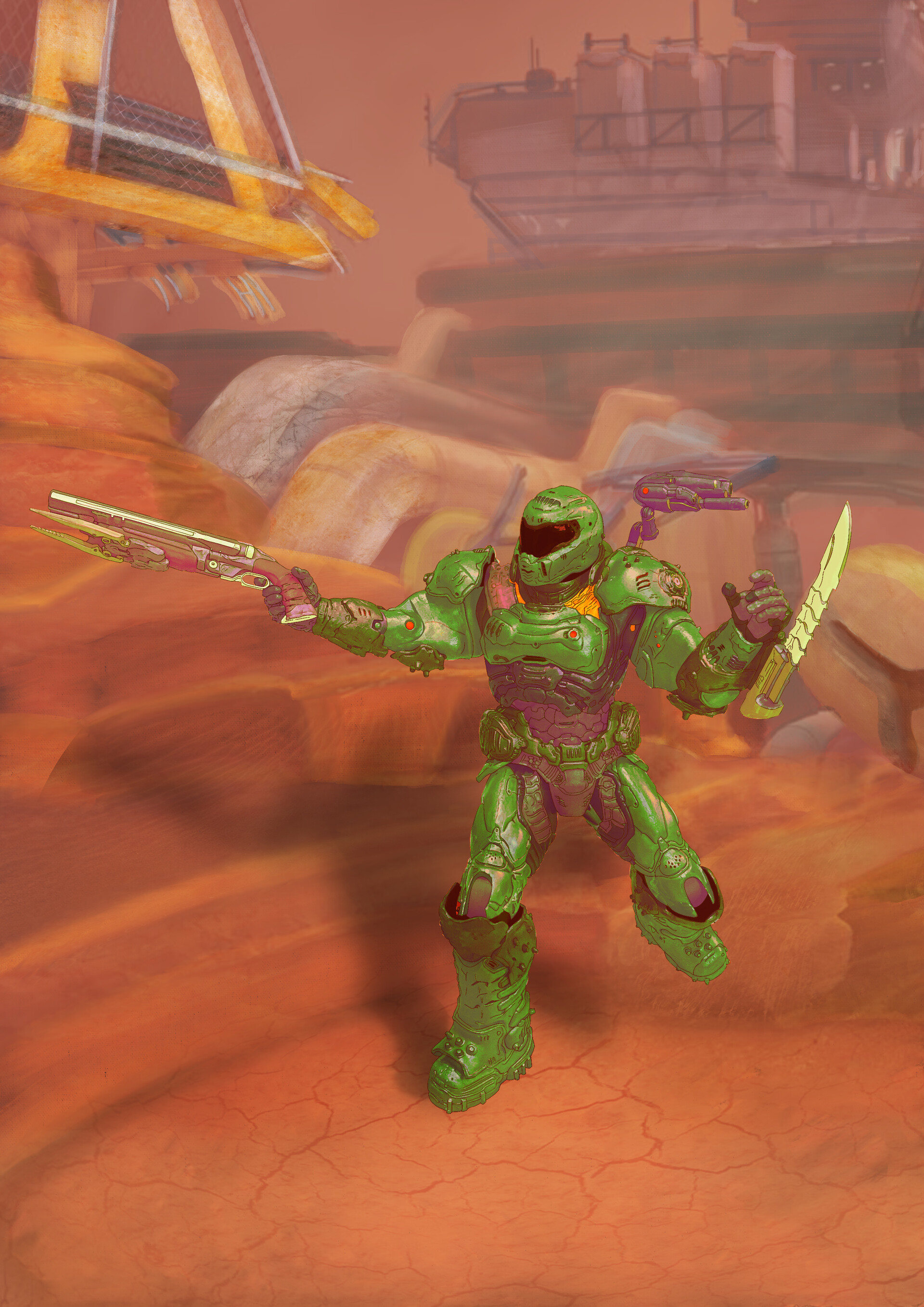 ArtStation - DOOM Slayer - 2020