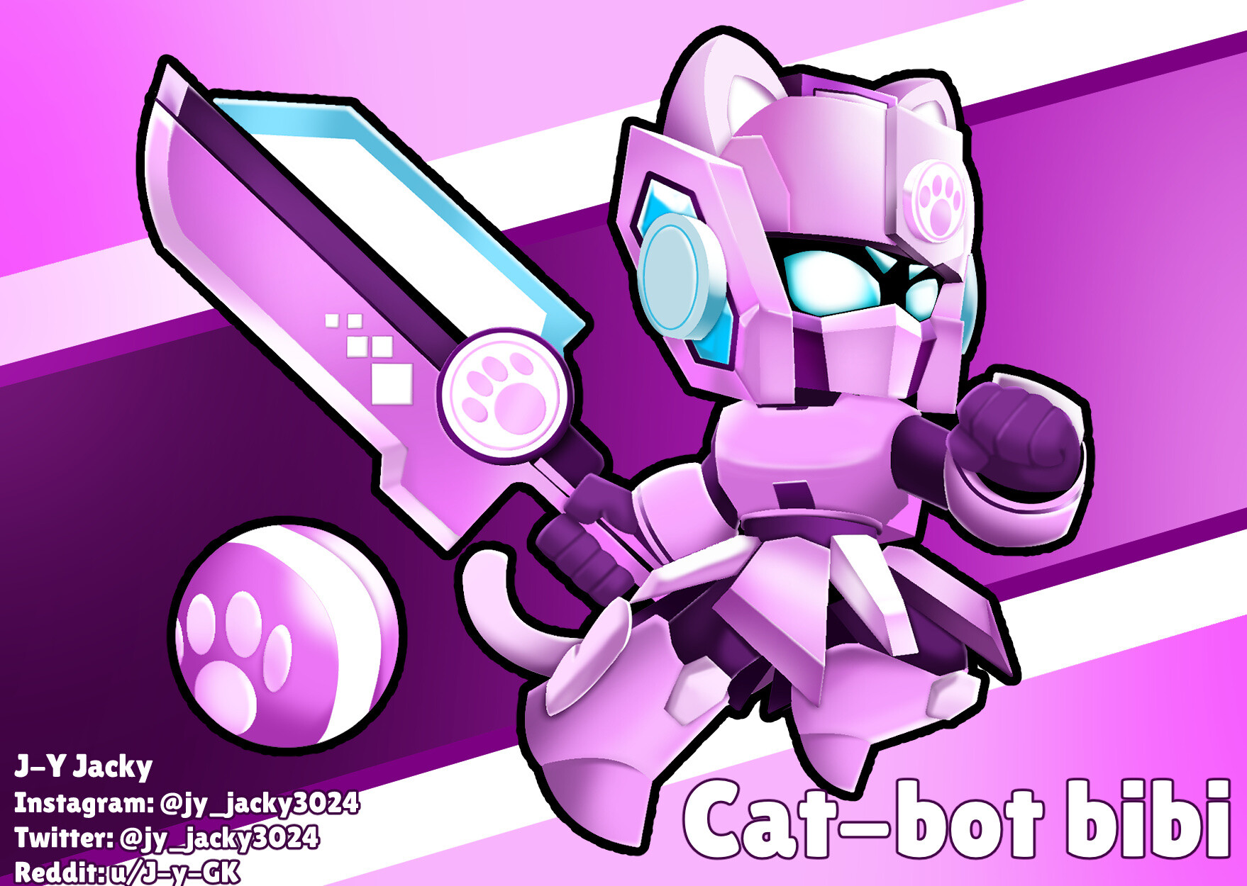 Artstation Kitten Bot Bibi Skin From Supercell Make J Y Jacky Subreddit for all things brawl stars, the free multiplayer mobile arena fighter/party brawler/shoot 'em up game from supercell. artstation kitten bot bibi skin from