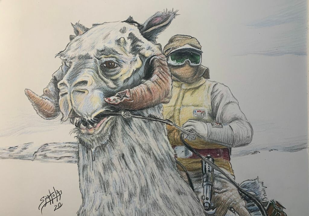 Artstation Luke Skywalker And Tauntaun Paul Spatola
