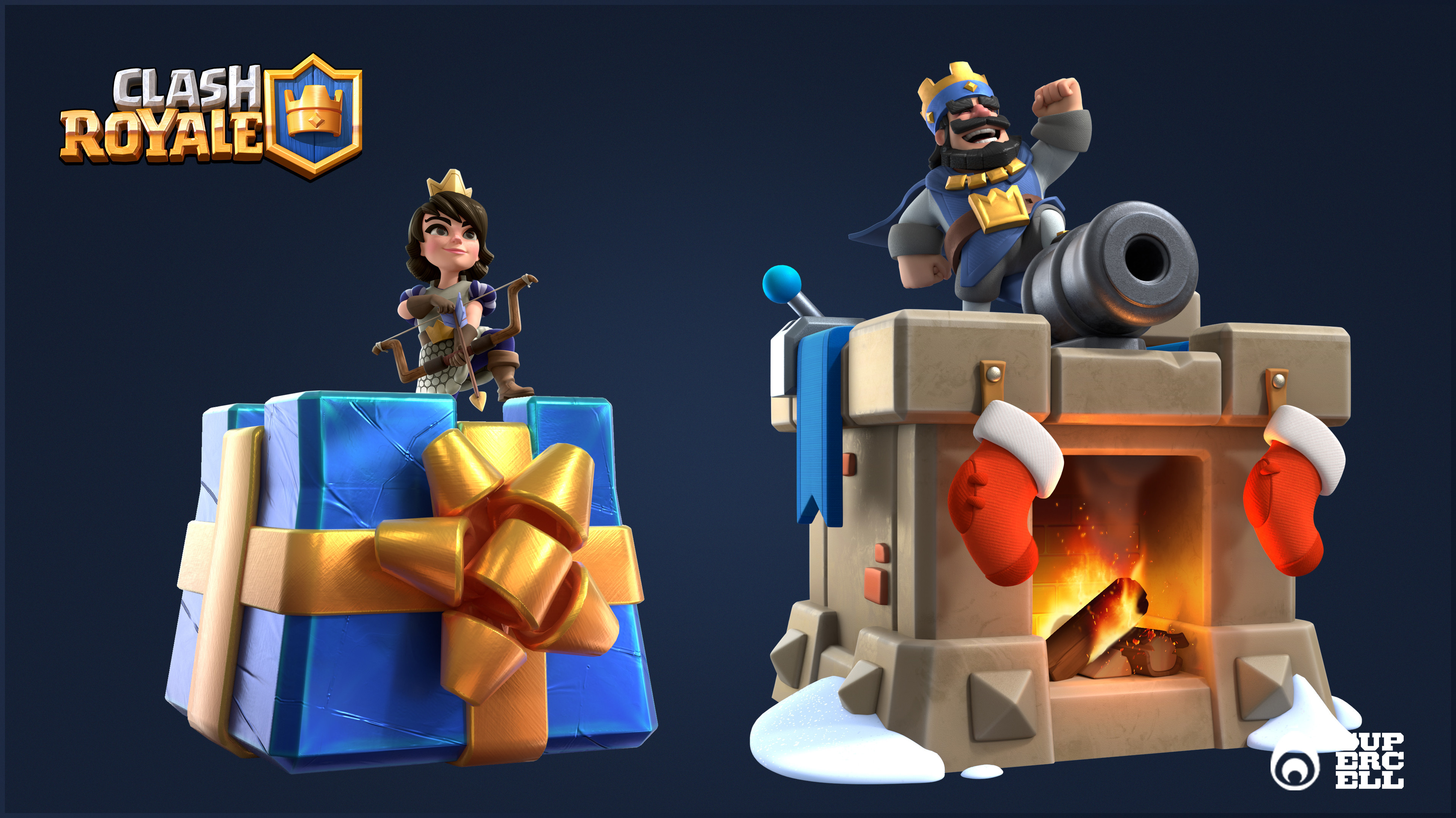 artist clash royale tower skins