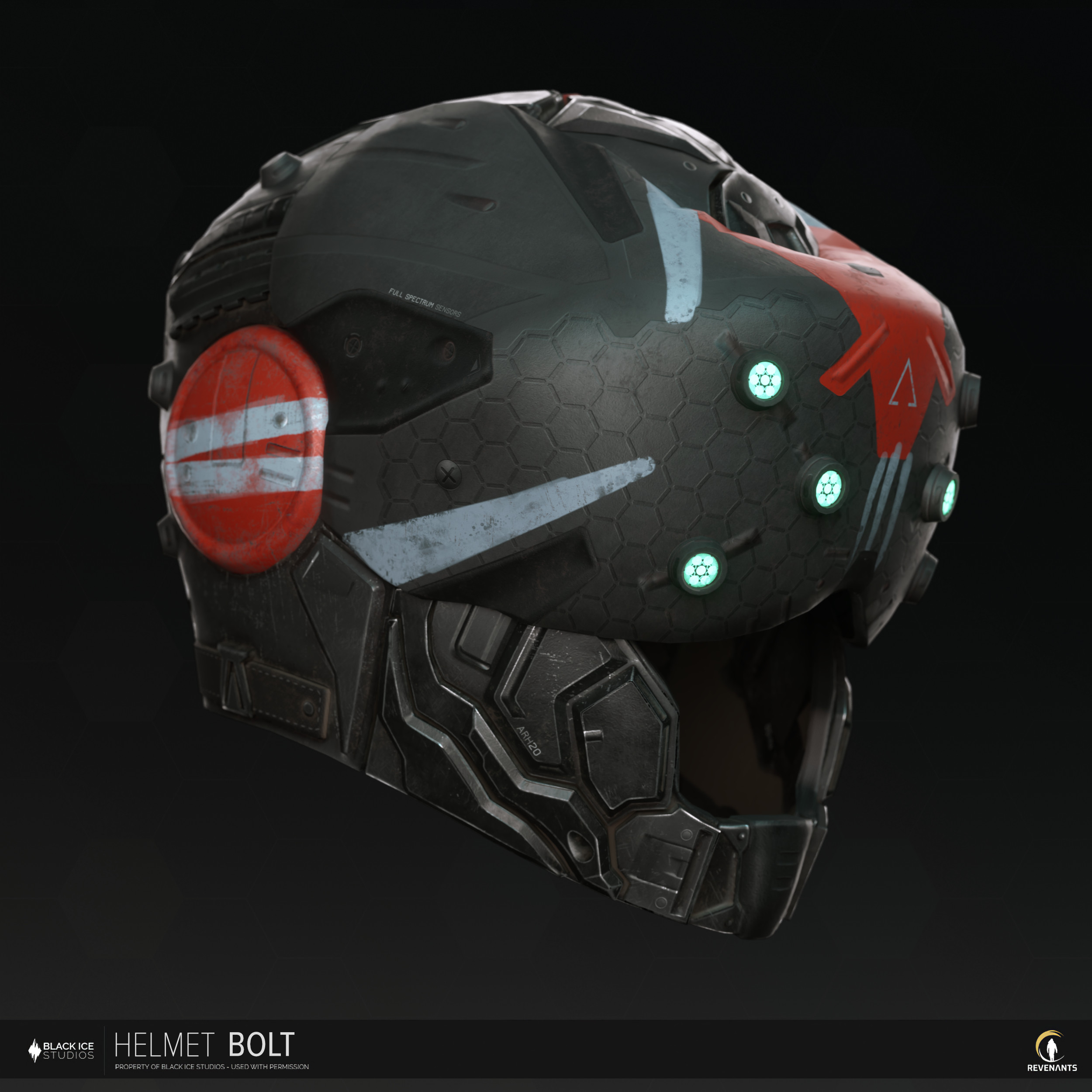 Spyros Frigas - Bolt's Helmet - Revenants