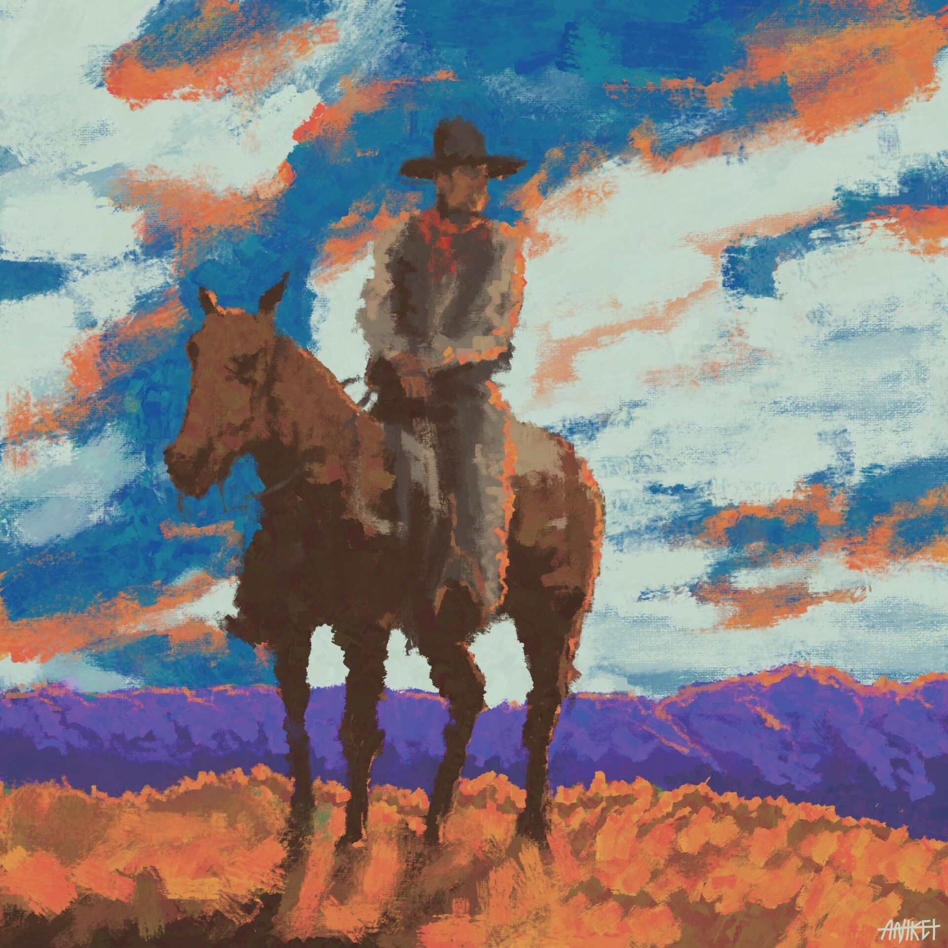 Artstation American West Aniket Trivedi