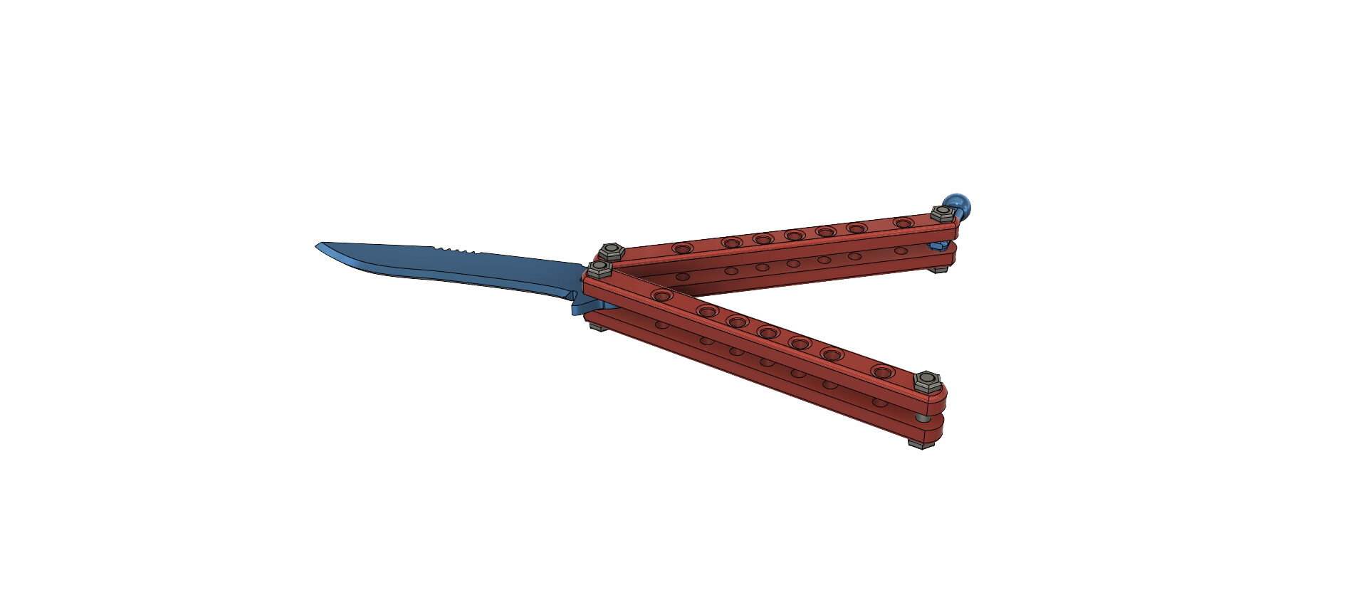 Lego butterfly knife 2025 instructions