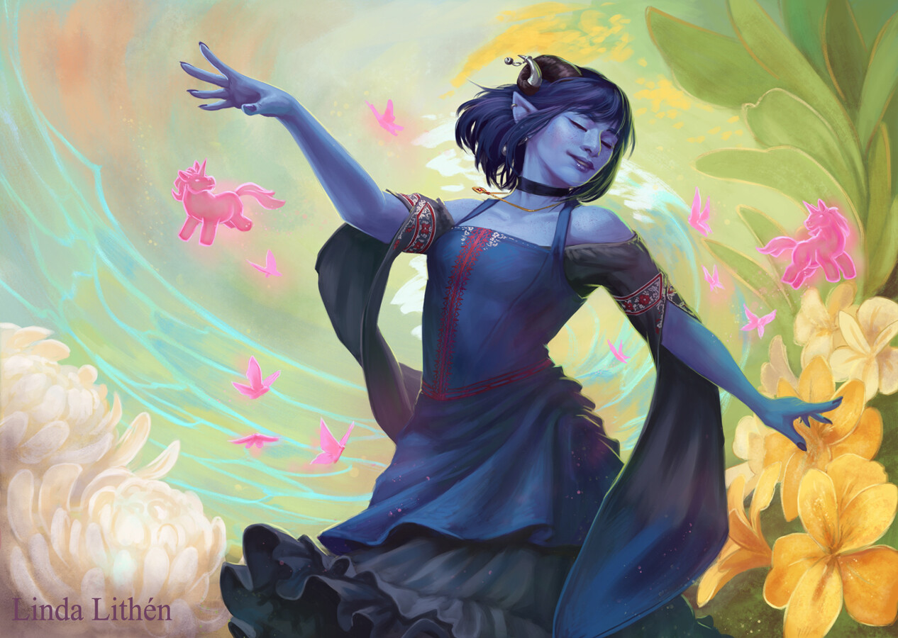 Jester by Linda Lithén r/Blue