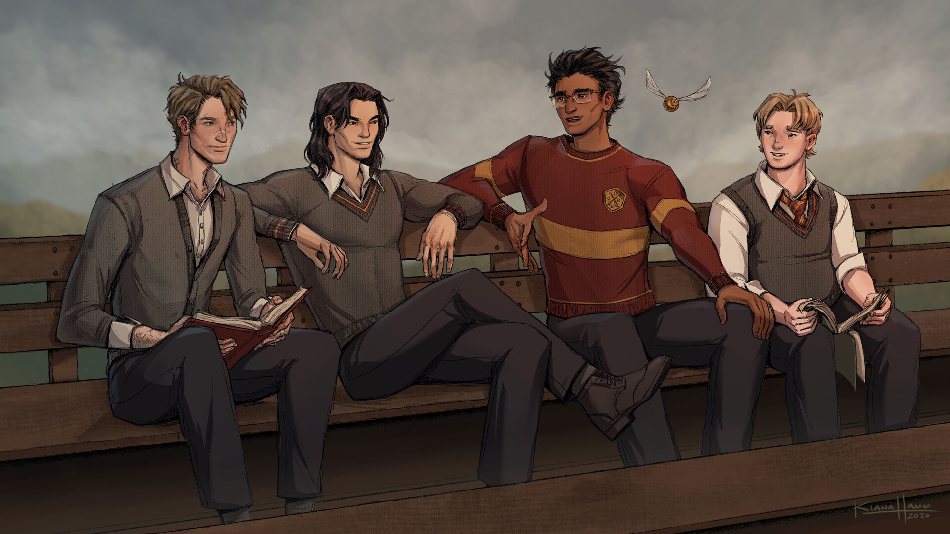 Fan Art Harry Potter Marauders