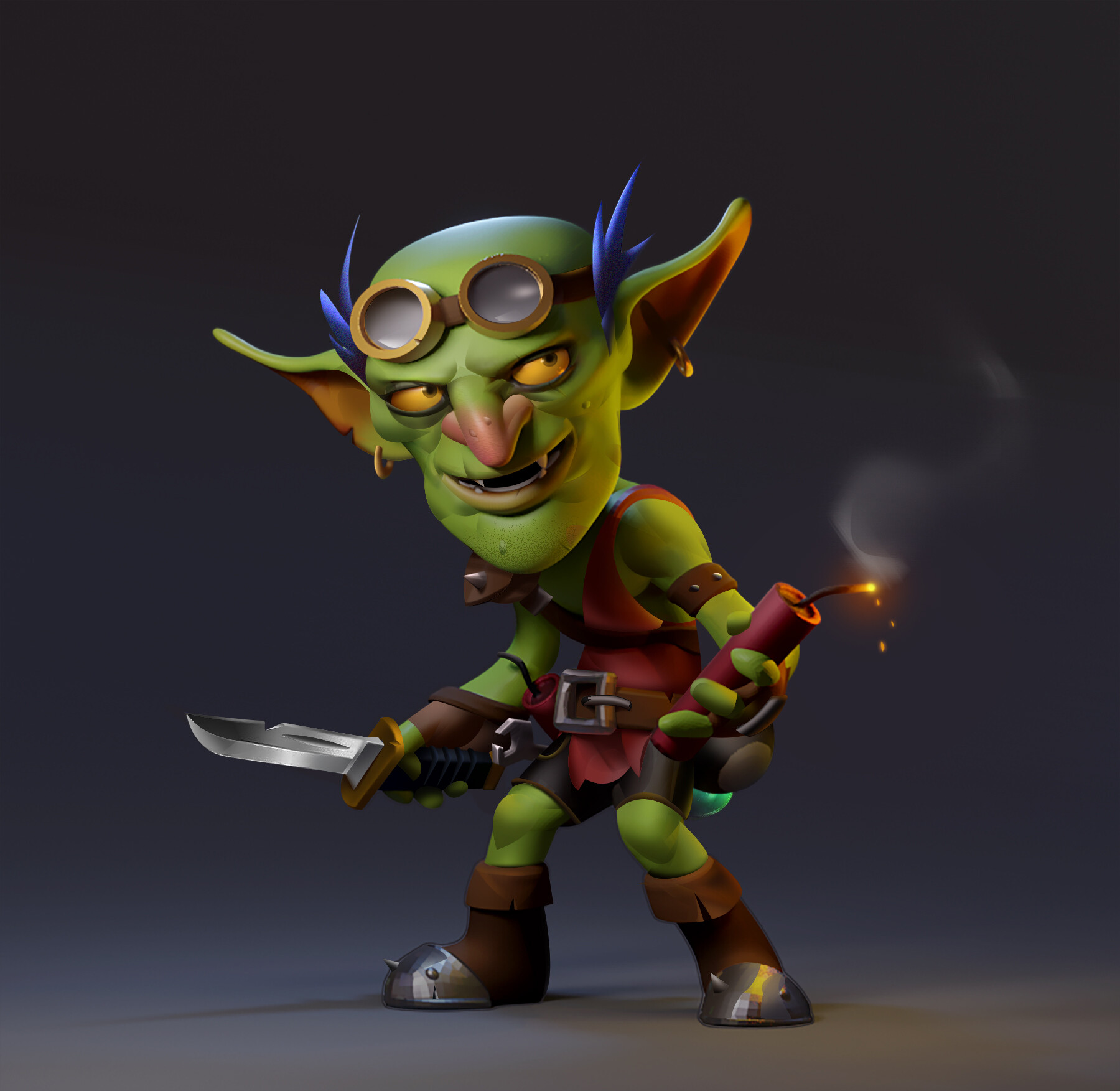 ArtStation - goblin for trying new workflow