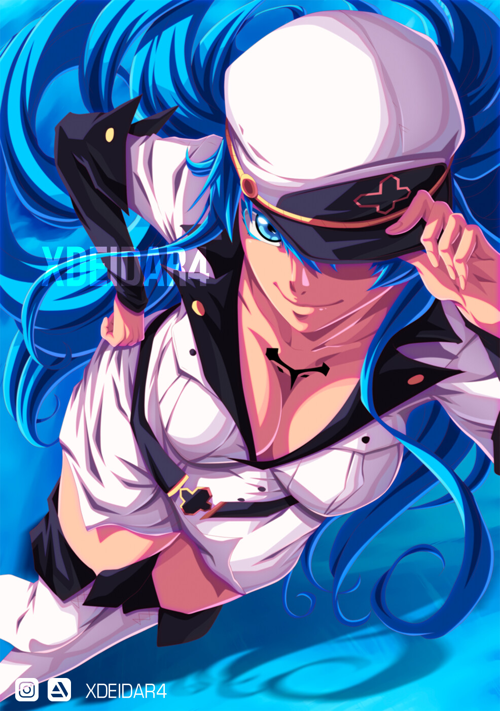 Artstation Esdeath Luis Diaz 童顔