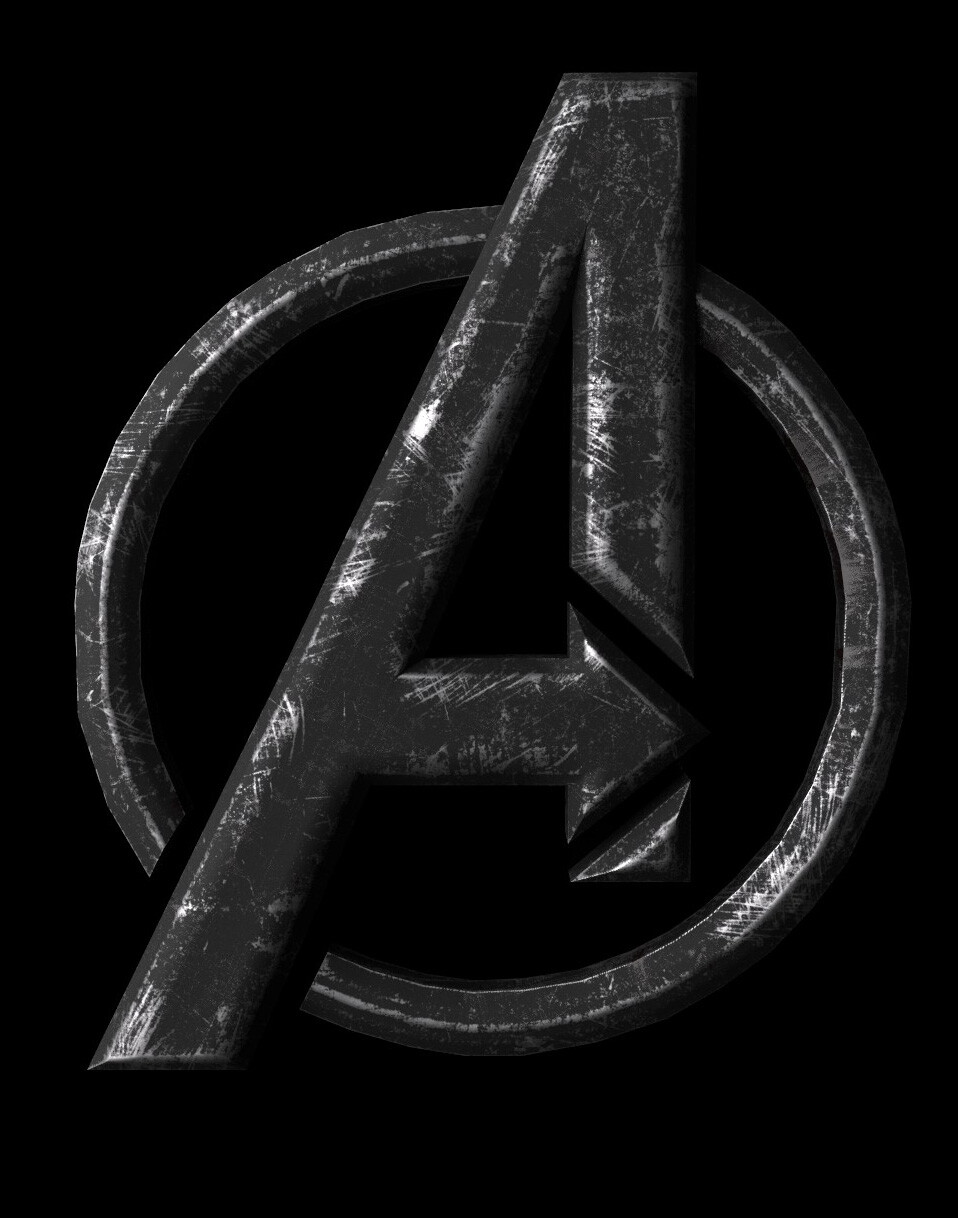 Avengers Logo With Stand 3D - Etsy