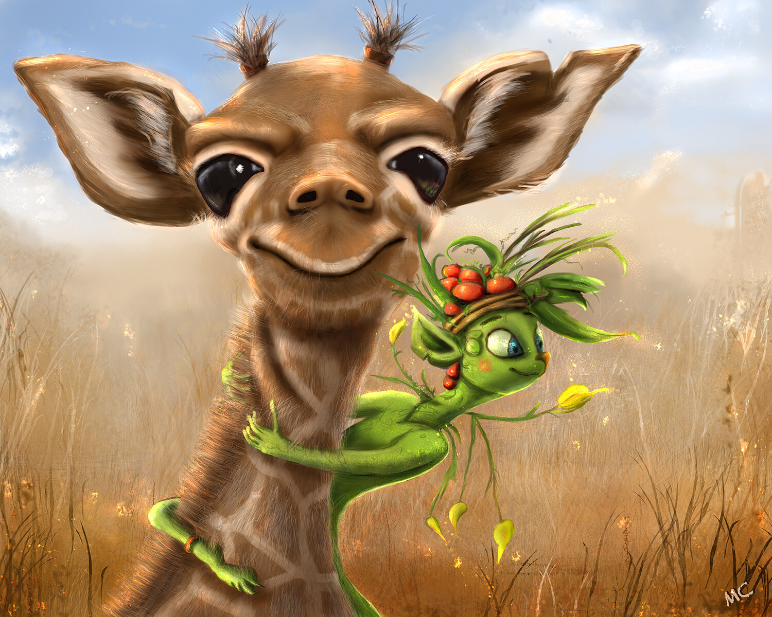 Moto Cat - World Giraffe Day