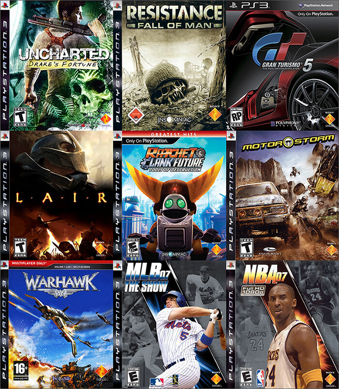 ps3 launch titles
