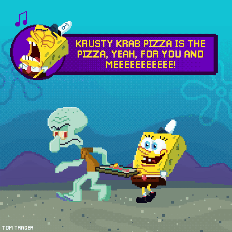 Artstation Spongebob Pixel Art Tom Trager 9.0 welcome to the artemy kairyak's blog! spongebob pixel art tom trager