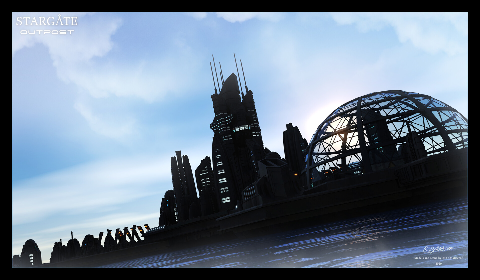ArtStation - Stargate - Ancient Outpost (Commissioned Project)