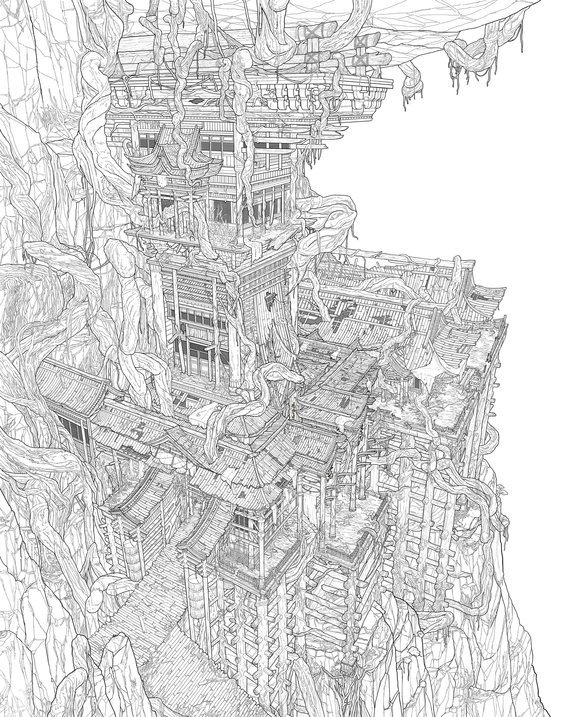 Junke Wang Haunted House Sketch Are you searching for house sketch png images or vector? junke wang haunted house sketch