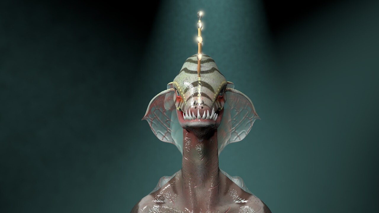 Tom Turas - Alien Merman, image size:1280x720