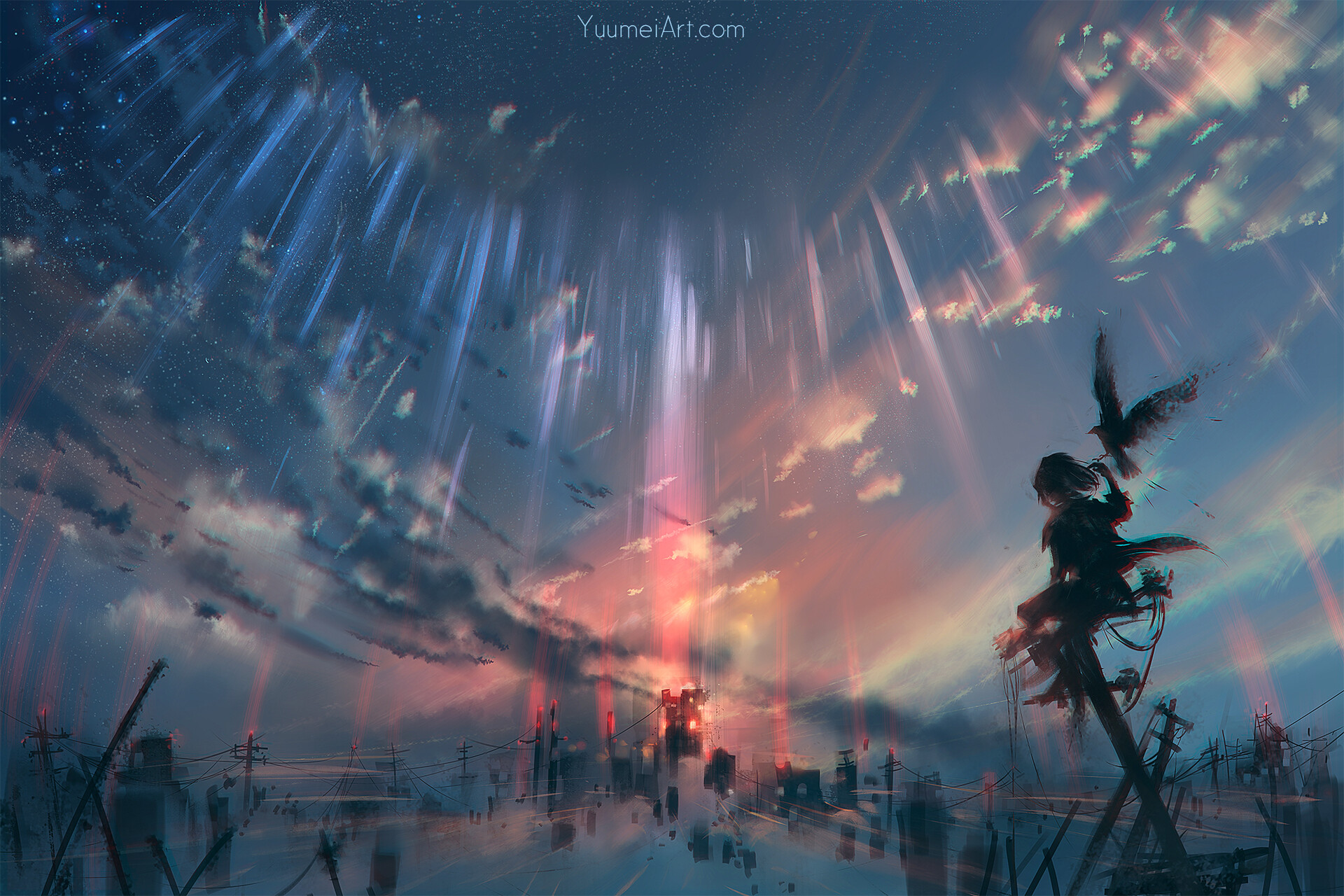 Fade to Light by (Yuumei) Wenqing Yan : r/ImaginarySkyscapes