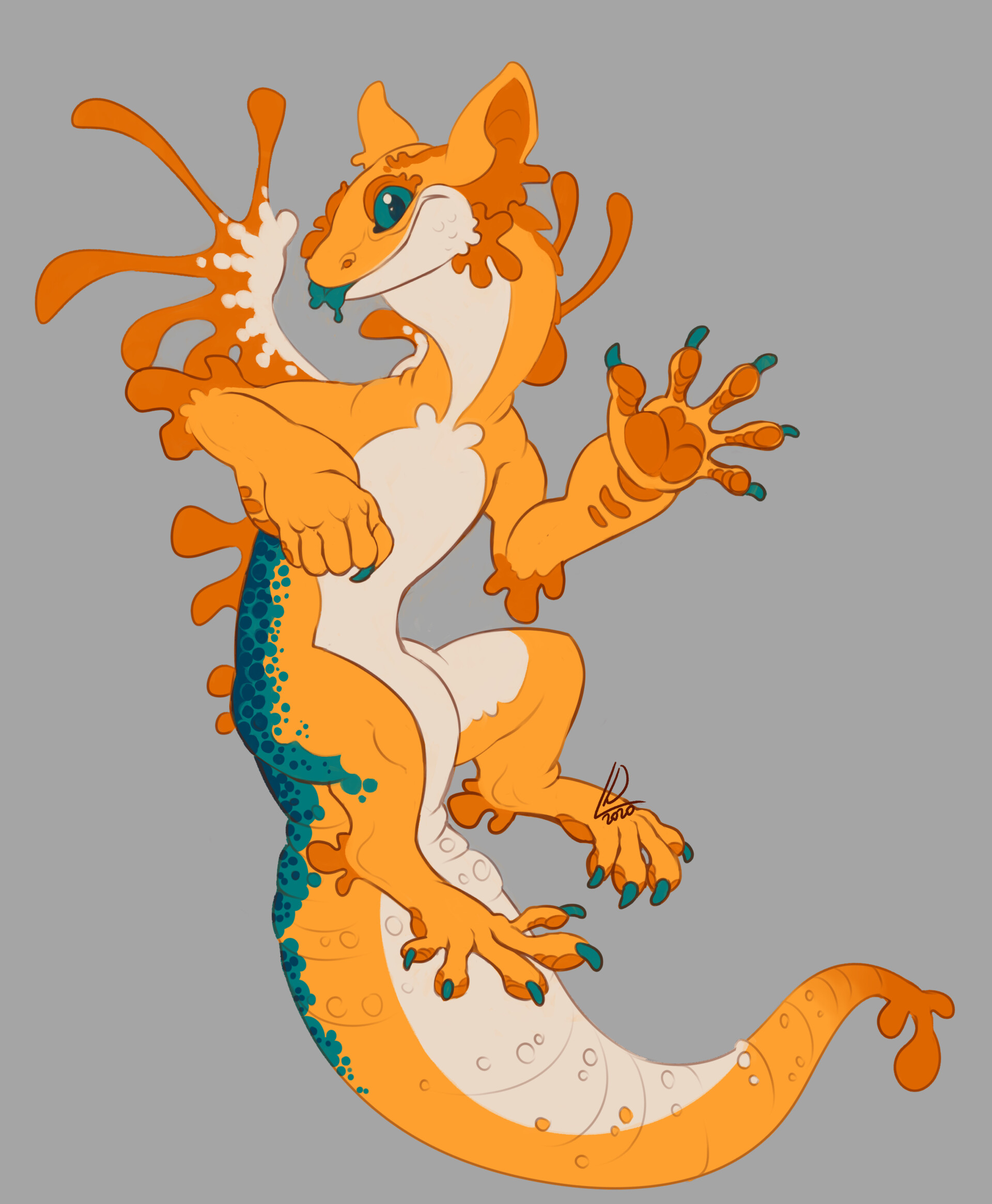 Kate Kondratenko Leopard gecko dragon