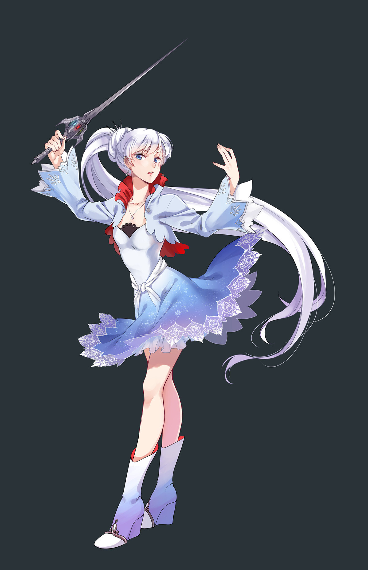 直筆イラスト色紙　ウエダハジメ　RWBY Fus5ZHuaMAIrdgk.jpg