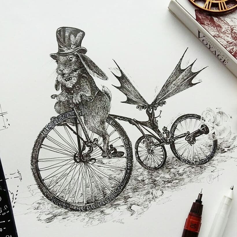 Artstation Alice In Wonderland White Rabbit In Steampunk Style Irish Solo Kawaii art cartoon characters alice in wonderland saga concept art cartoon caracters conceptual art. alice in wonderland white rabbit in