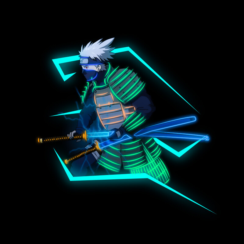 Kakashi hot sale neon light