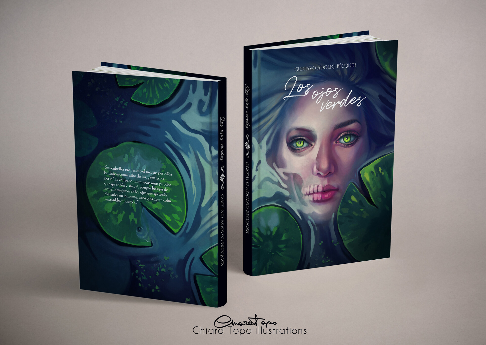 Artstation Los Ojos Verdes Cover Illustration Chiara Topo