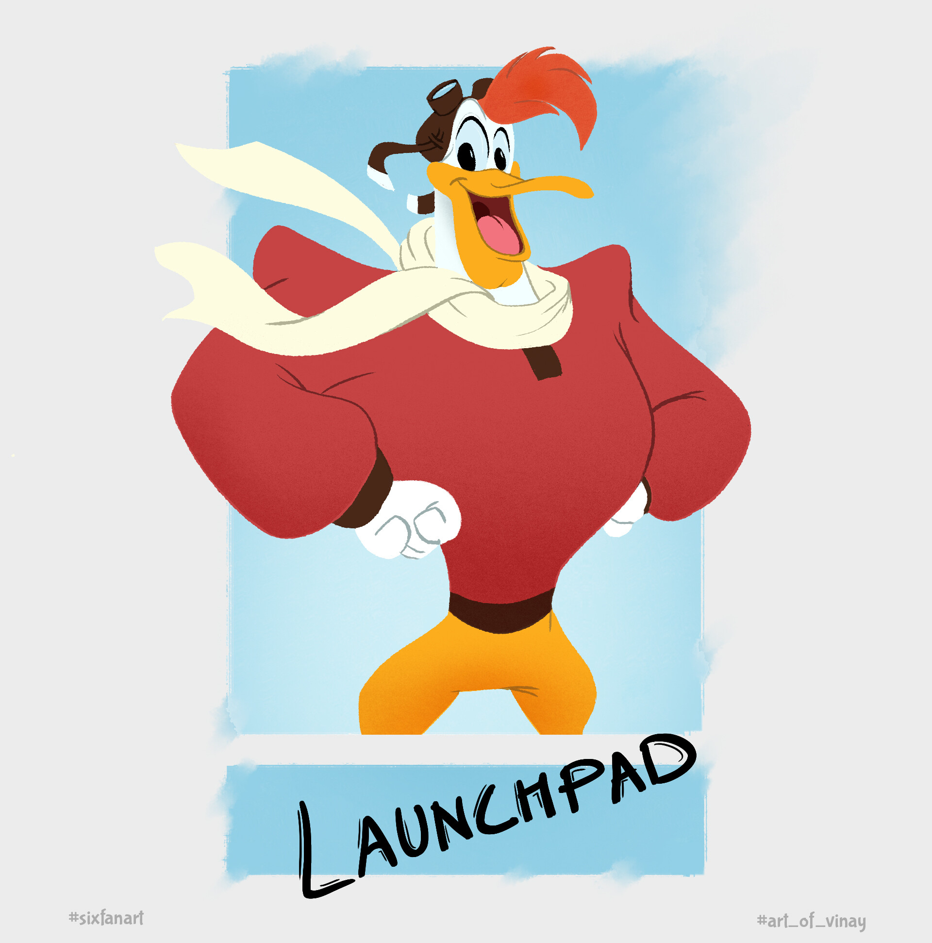 ArtStation - Ducktales - Launchpad