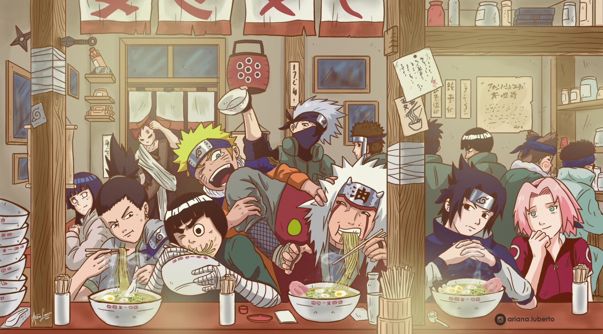 Naruto Restaurant #narutofyp #animefyp #weeb #naruto #narutofilter #na