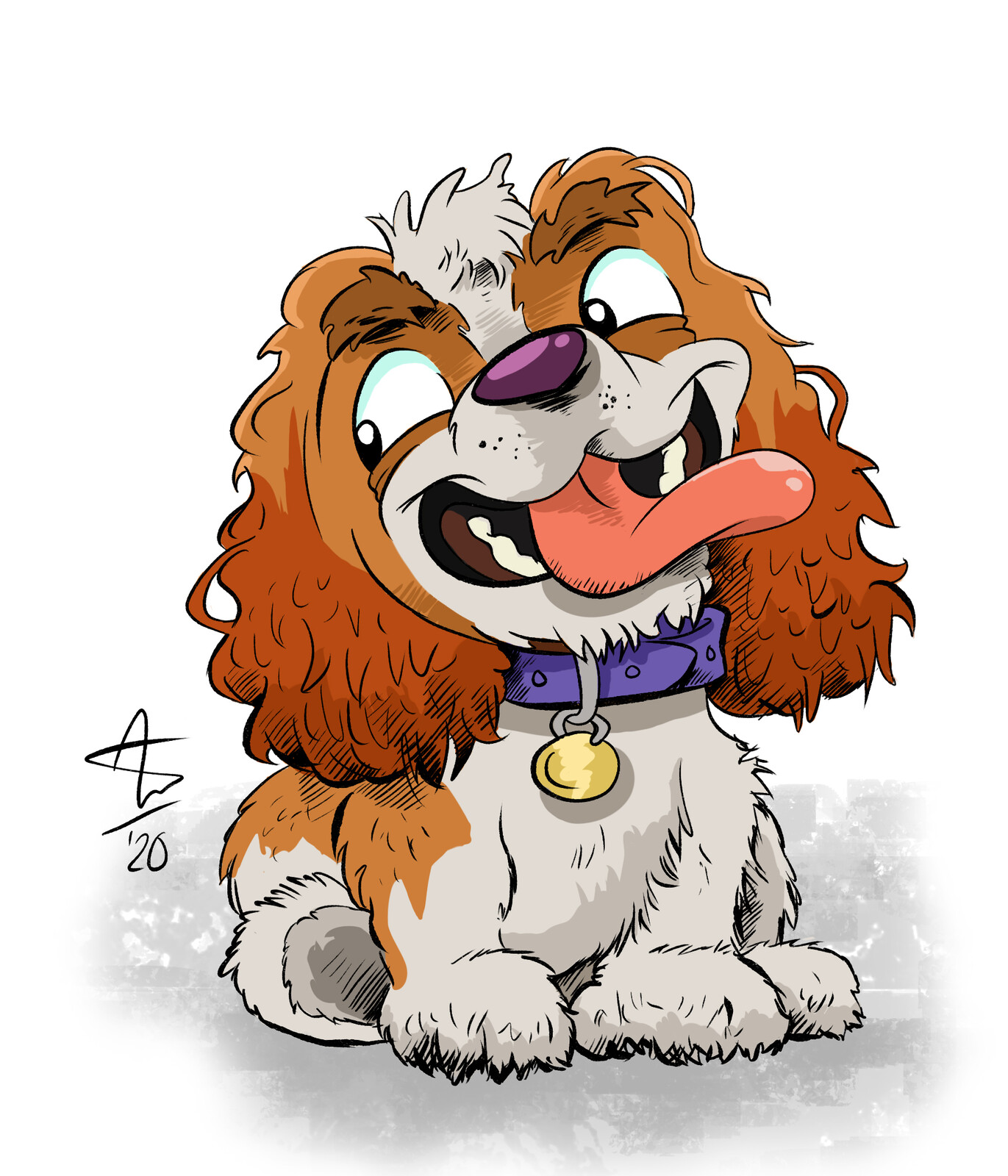 English Toy Spaniel Nate Walker Artstation English Toy Spaniel Nate Walker Artstation