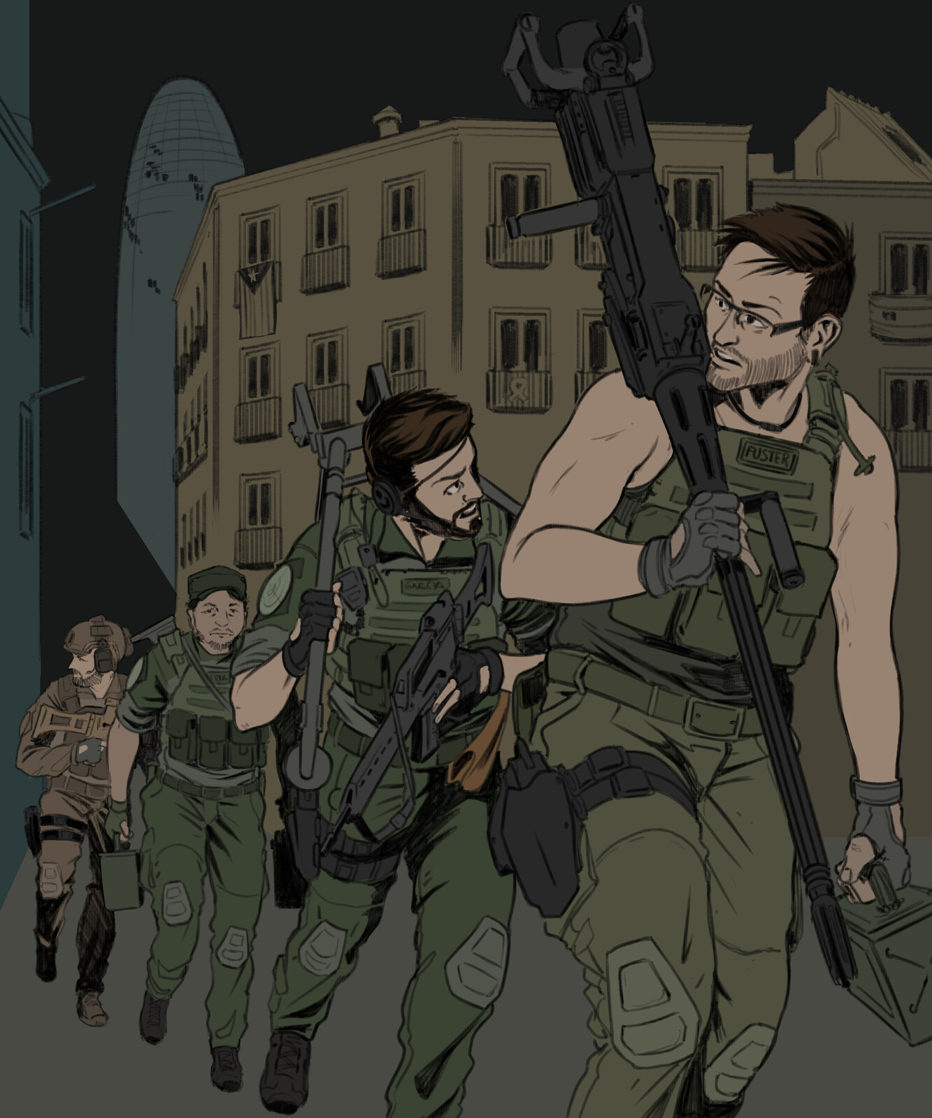 Flat colors